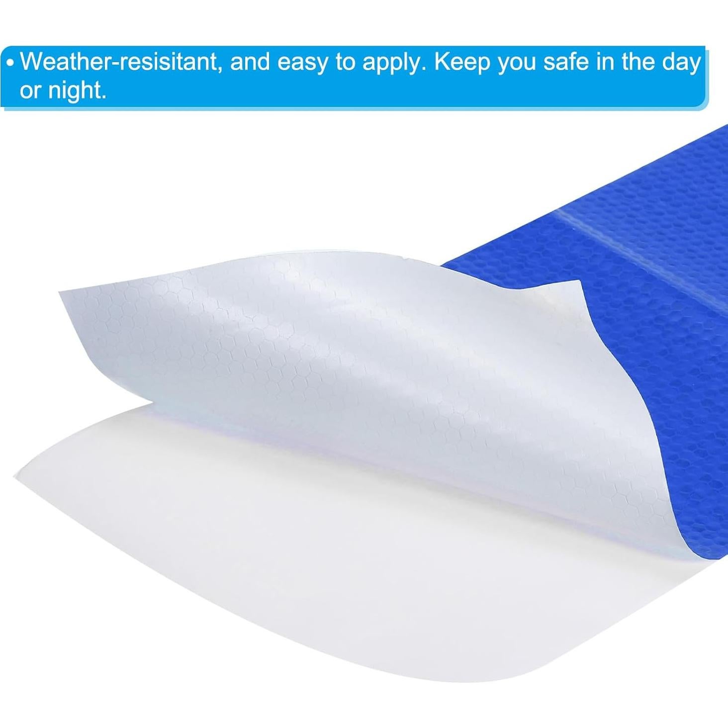 Cinta Reflectante PATIKIL 7.62 cm x 3 m Azul Impermeable