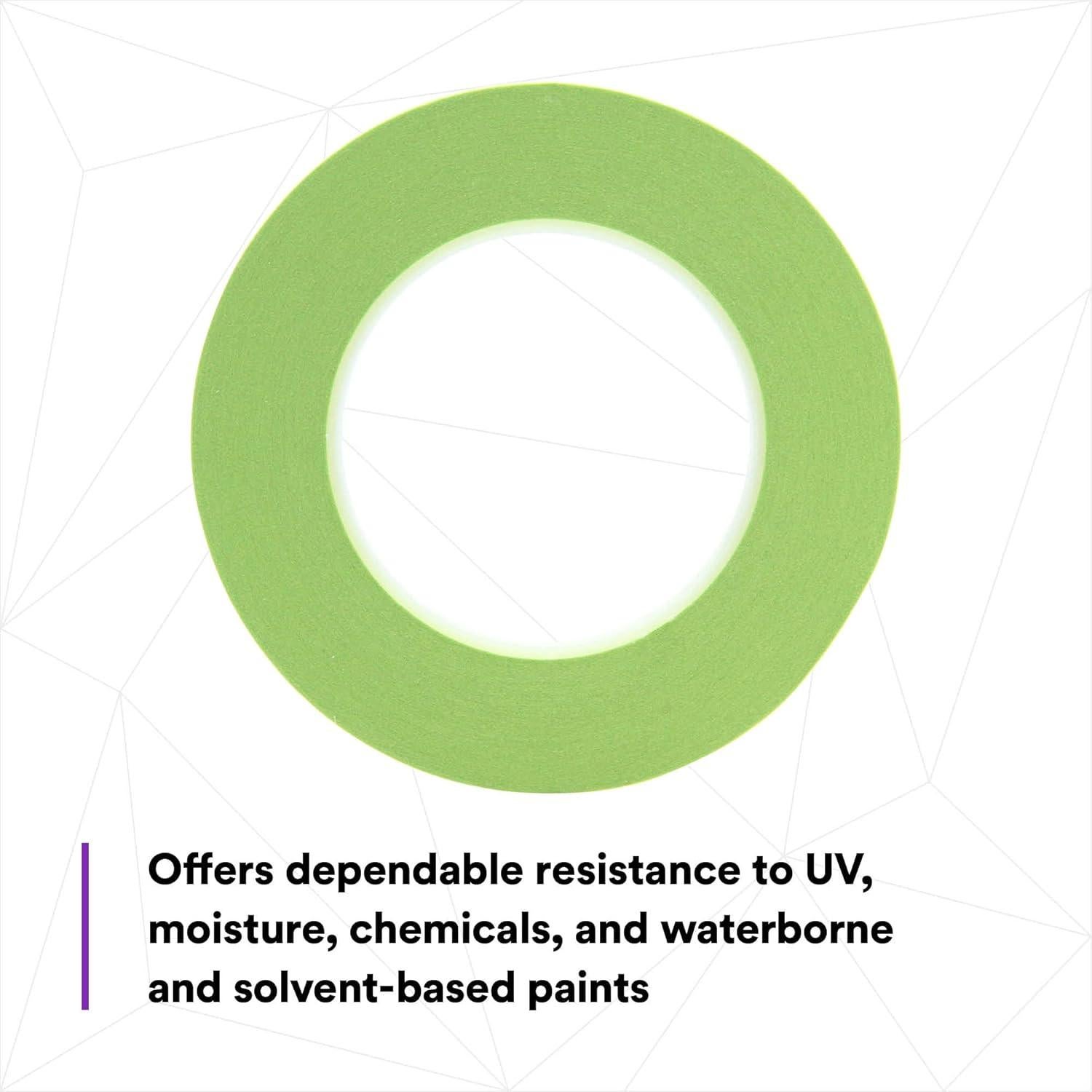 Cinta de Enmascarar Scotch 233+ Verde 6 mm x 55 m Resistente