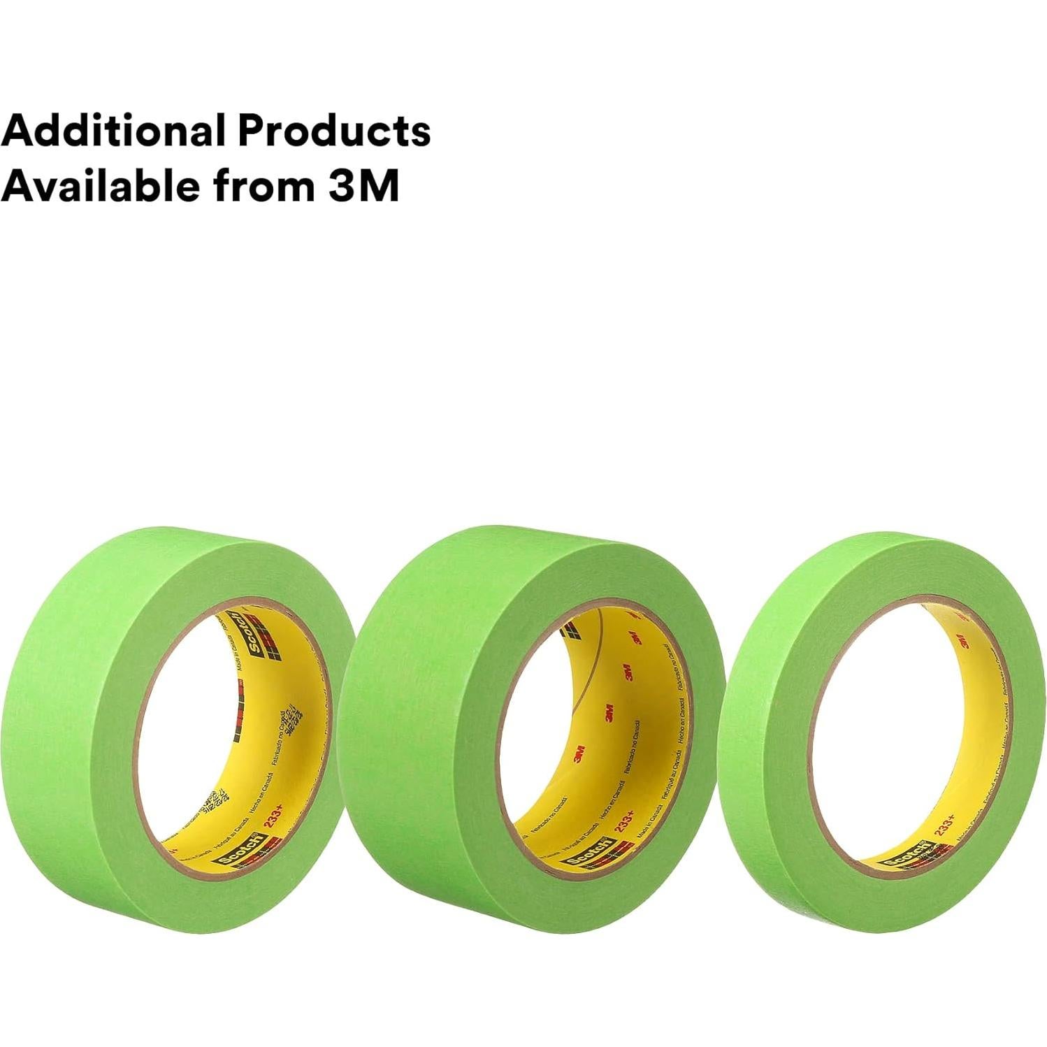Cinta de Enmascarar Scotch 233+ Verde 6 mm x 55 m Resistente