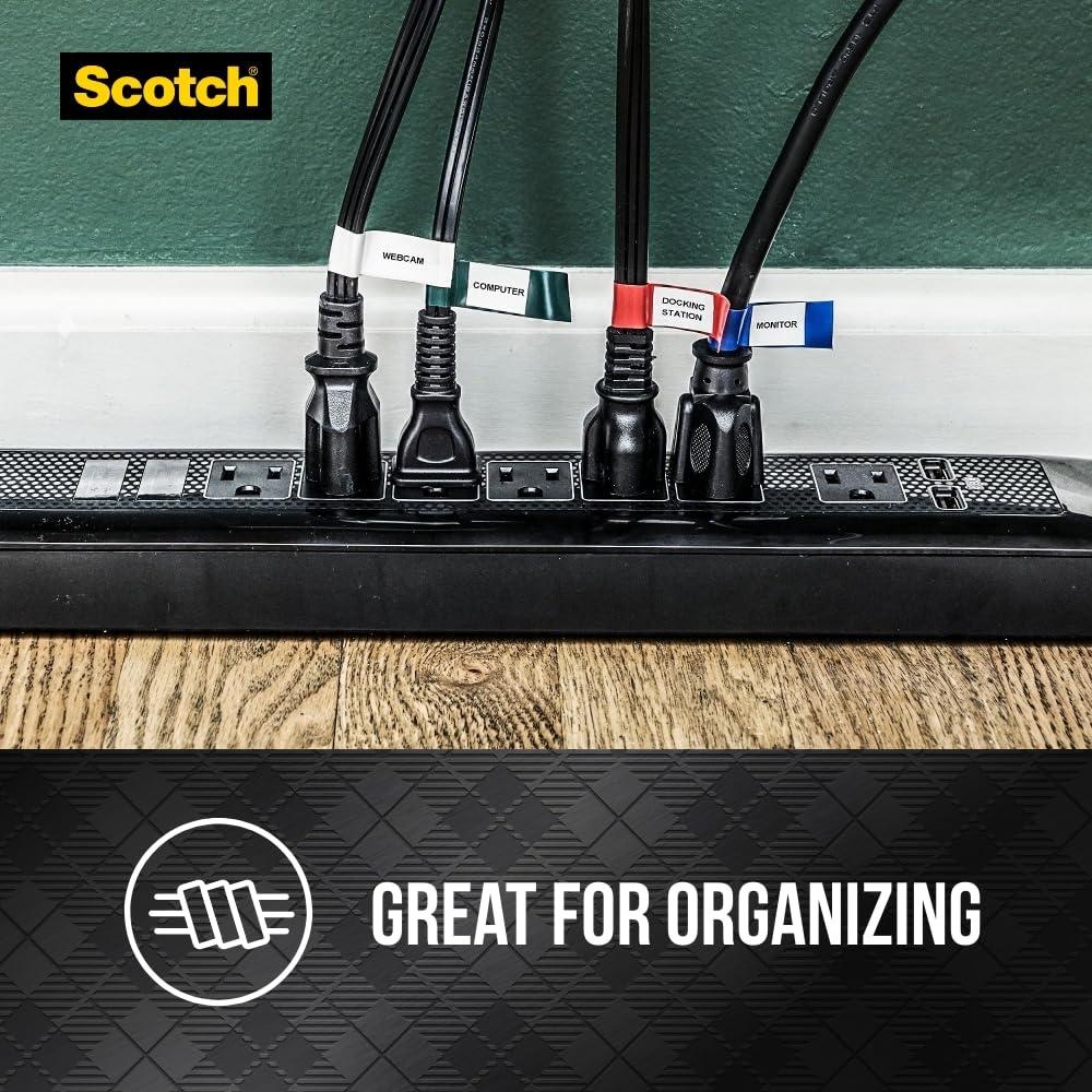 Cinta Eléctrica de Vinilo Scotch 35 Multicolor 5 Rollos 85g