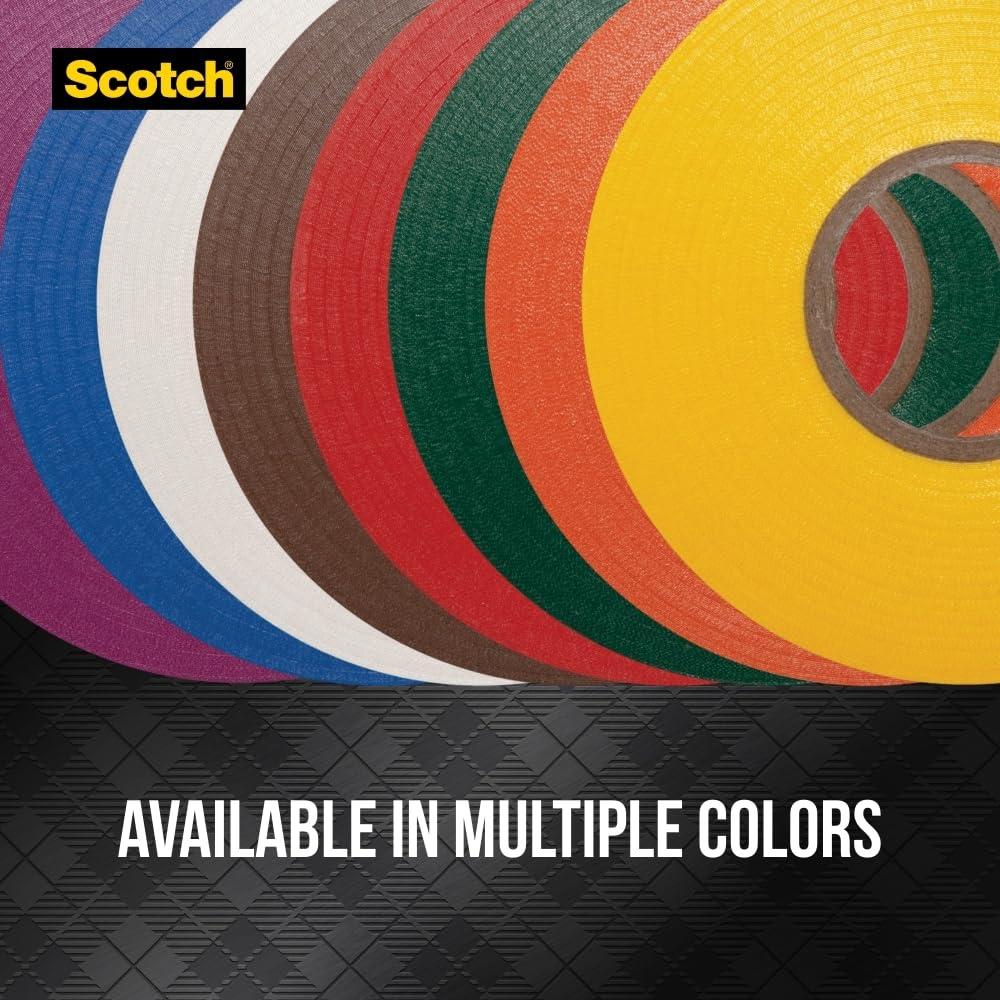 Cinta Eléctrica de Vinilo Scotch 35 Multicolor 5 Rollos 85g