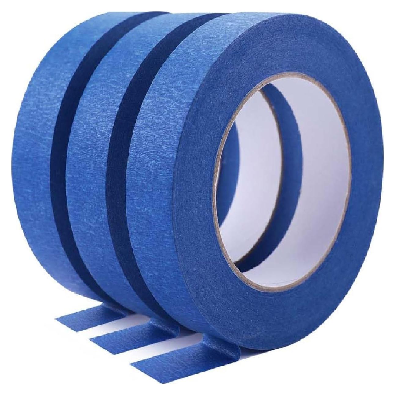 Cinta de Pintor Azul HTVRONT 1" x 54.86m - 3 Rollos