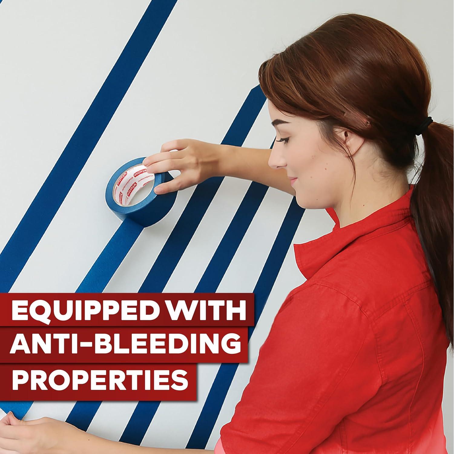 Cinta de Pintor Azul XFasten 4.8 cm x 54.86 m 3-Pack Sin Residuo