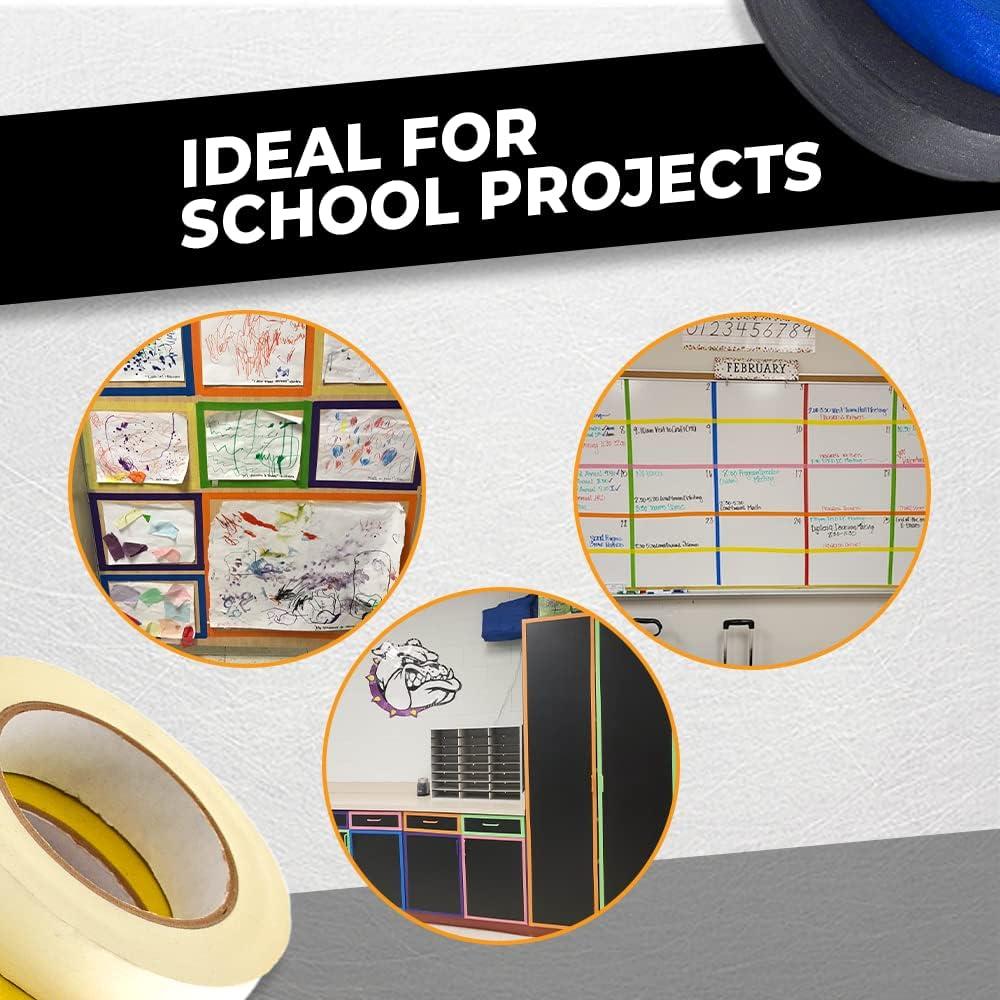 Cinta de enmascarar WOD MTC5 Azul 1 cm x 55 m para manualidades