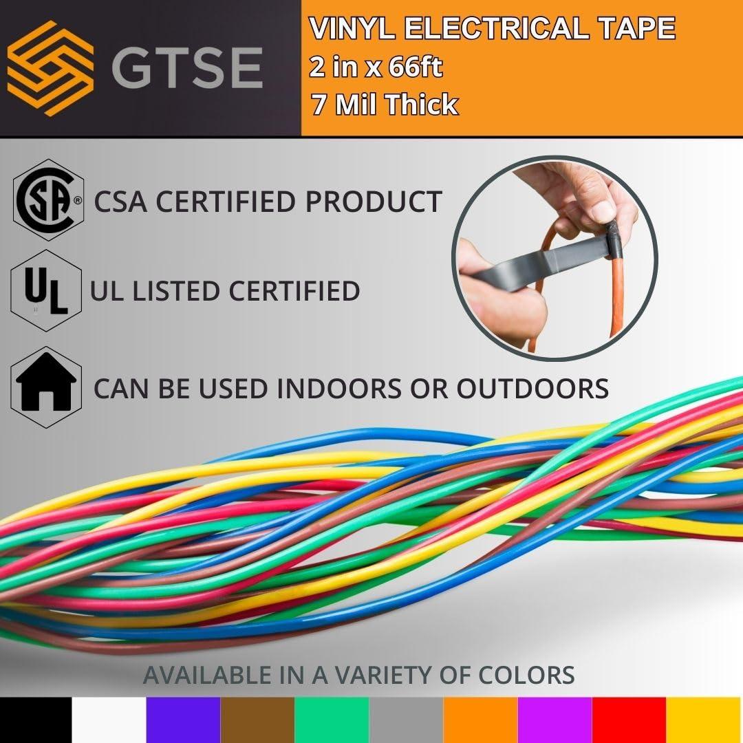 Cinta Eléctrica Azul GTSE 5 cm x 20 m Impermeable 600V