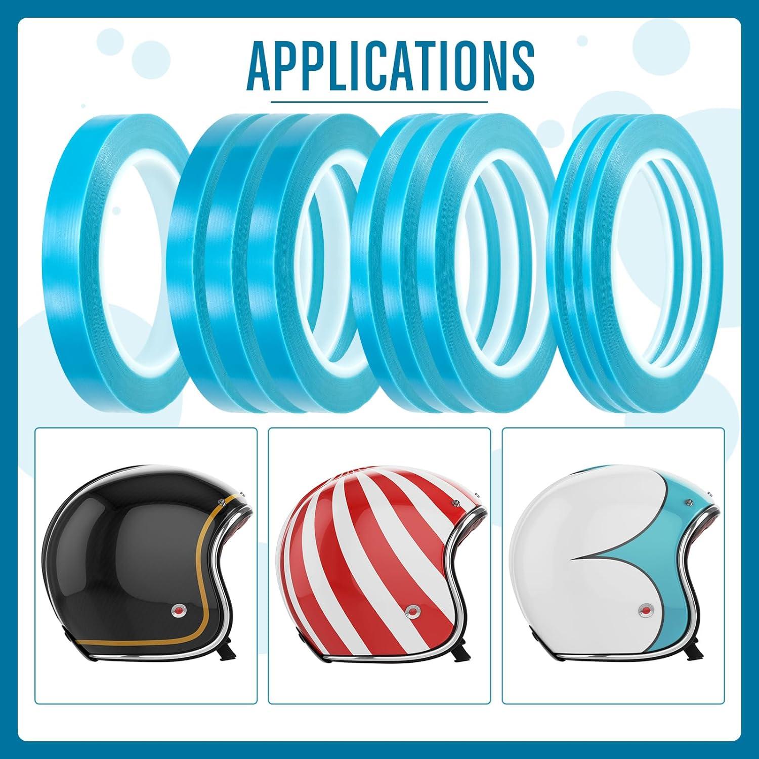 Cinta de Enmascarar Automotriz Xuniea 10 Rollos 33m Azul