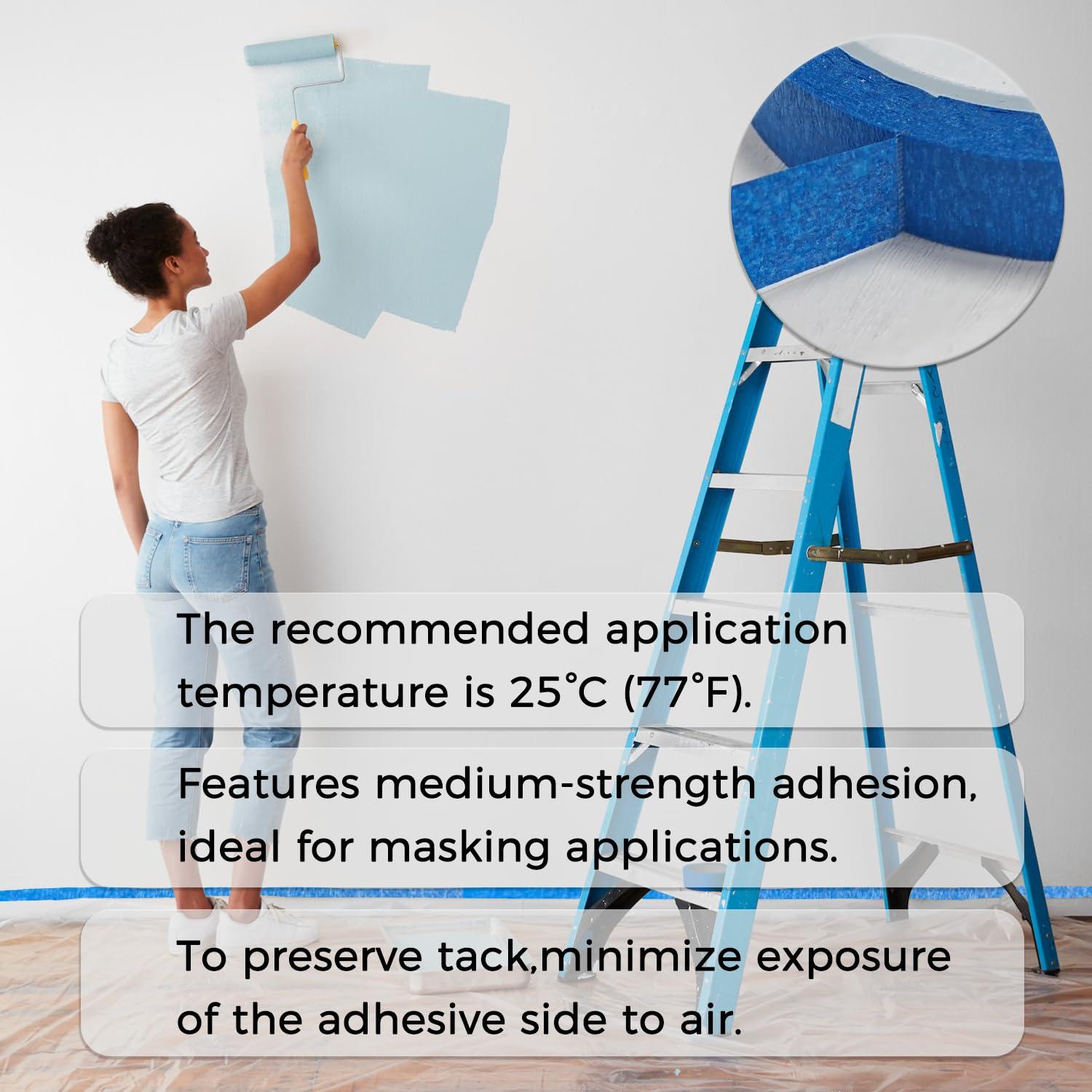 Cinta de Pintor Azul SWRT 1" x 50.29 Yards - 24 Rollos