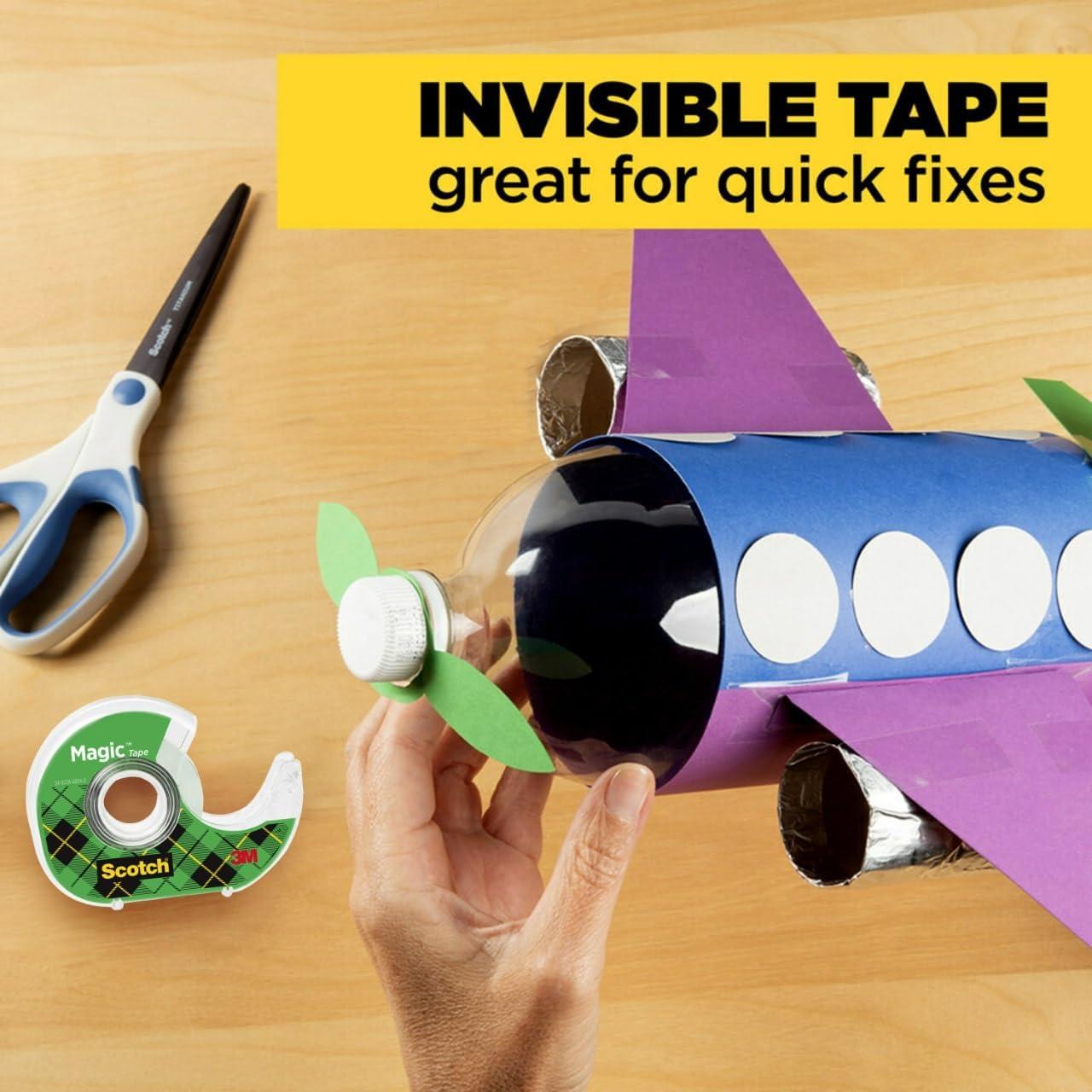 Cinta Mágica Scotch 6 Rollos 1.9 cm x 165.1 m con Dispensadores