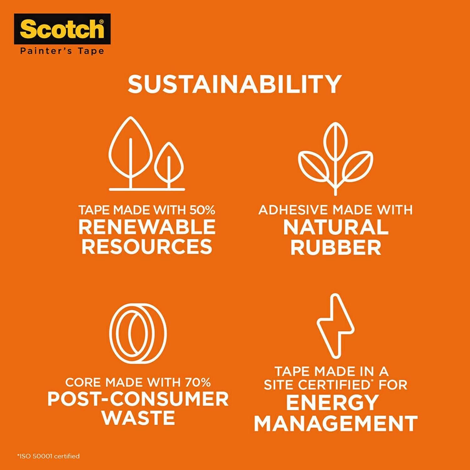 Cinta de Pintor Scotch Alta Resistencia 4 Rollos 3.58 cm x 54.86 m
