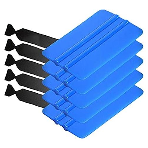 Kit de Aplicadores de Vinilo VViViD - 5 Rasquetas Azules y Fieltros