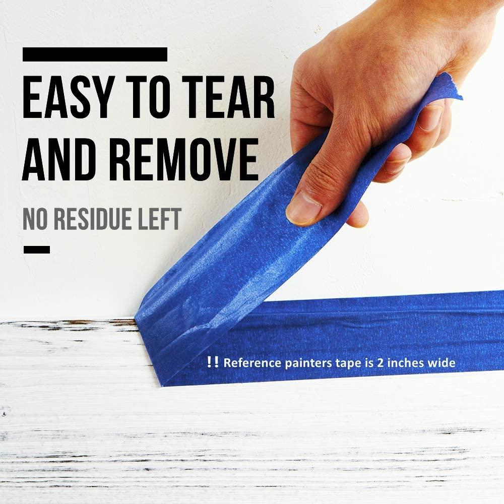 Cinta de Enmascarar Azul Lichamp 1" x 50 m - 10 Rollos