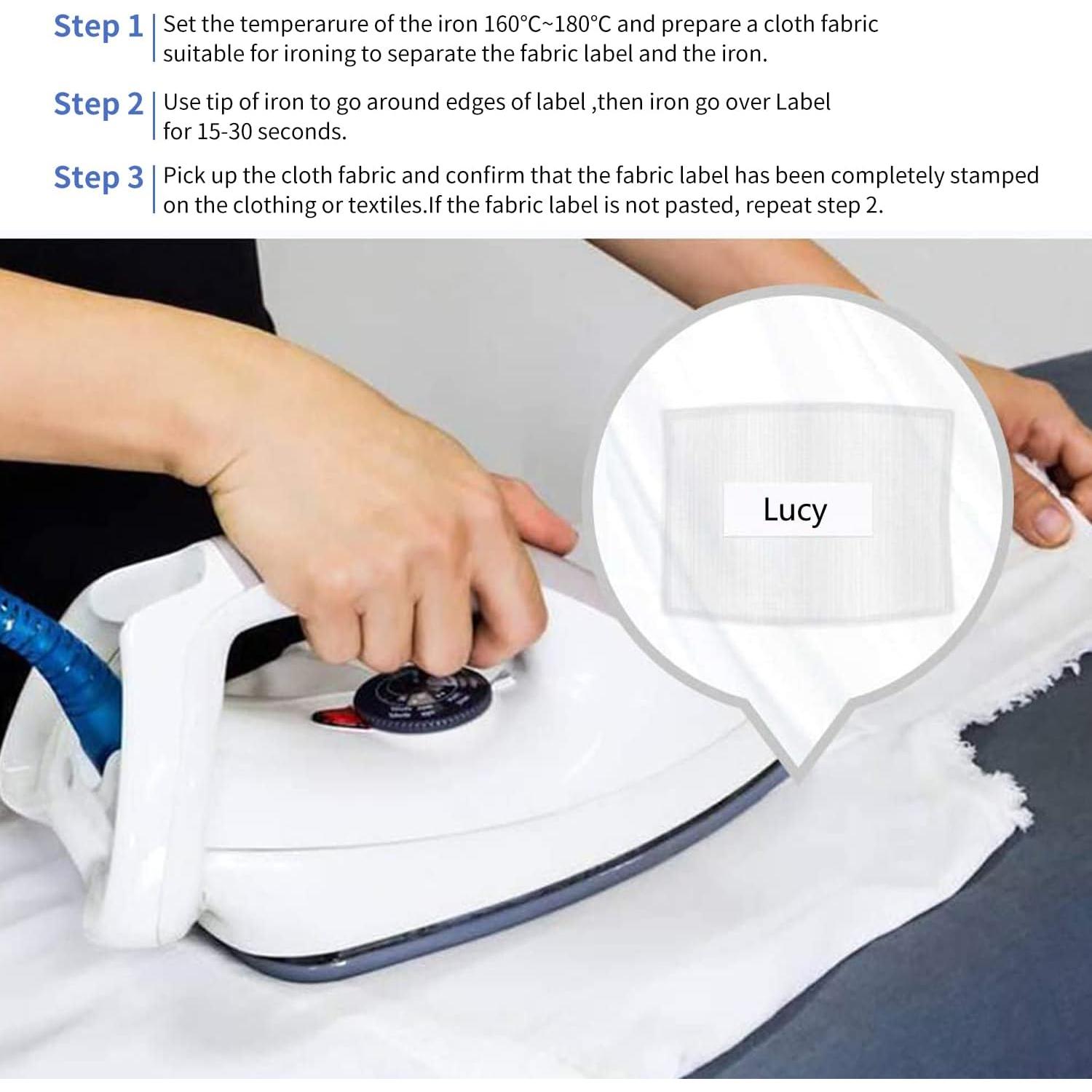 Cintas de Etiqueta de Tela Planas Freshworld 12mm Negro/Azul/Rojo