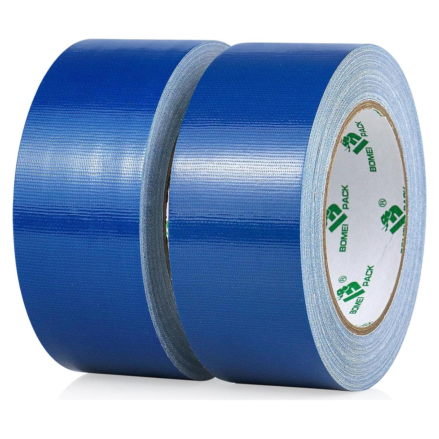 Cinta Ducto Azul BOMEI PACK 9.0mil 4.78cm x 54.86m 2 Rollos