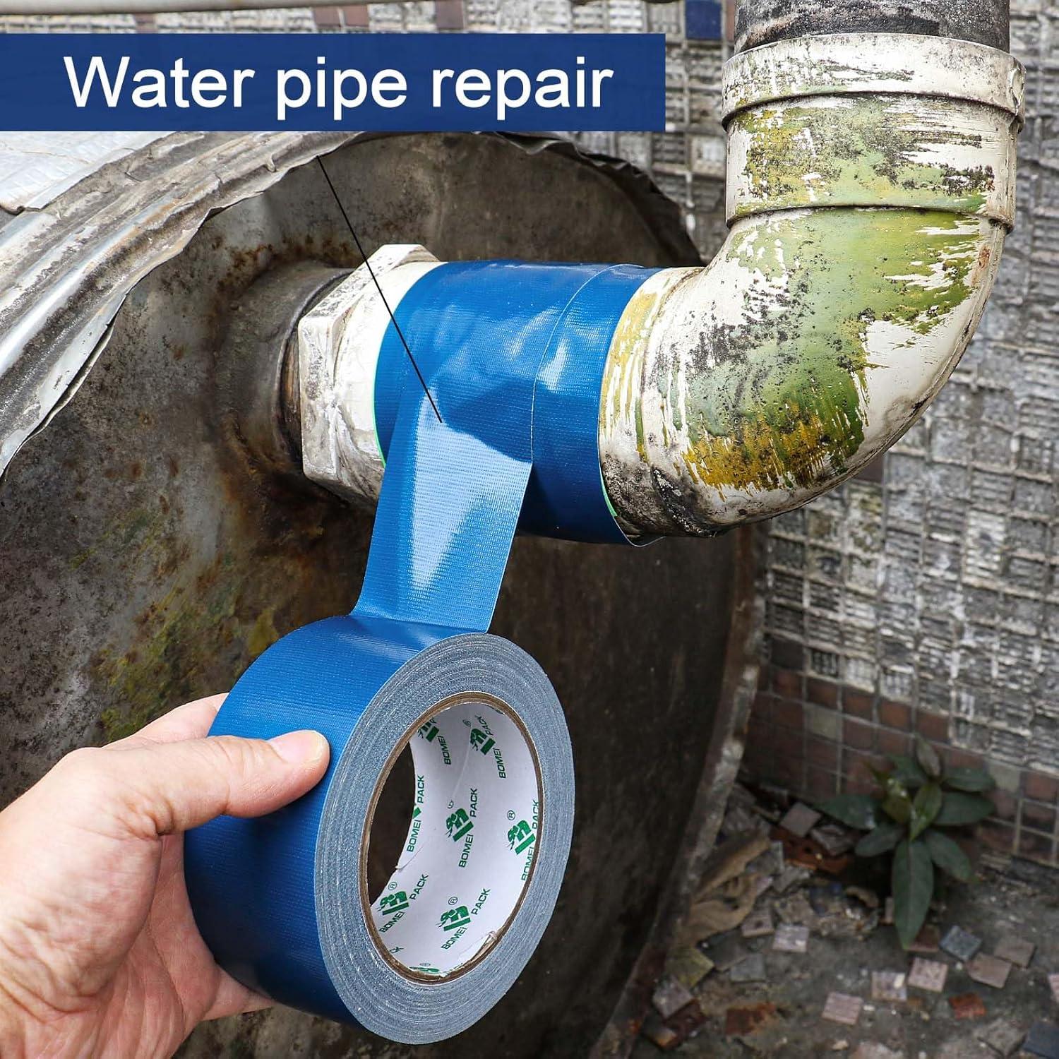 Cinta Ducto Azul BOMEI PACK 9.0mil 4.78cm x 54.86m 2 Rollos