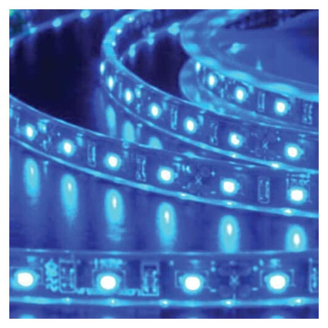 Tira LED Heise H-B335 5m Azul 60 LEDs 3528 Resistente Agua