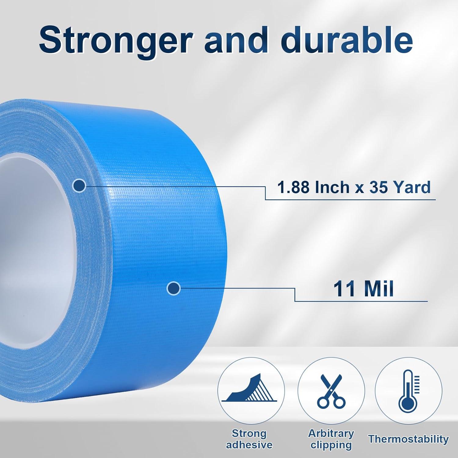 Cinta Adhesiva Azul Resistente Harciety 4.8 cm x 32 m Impermeable