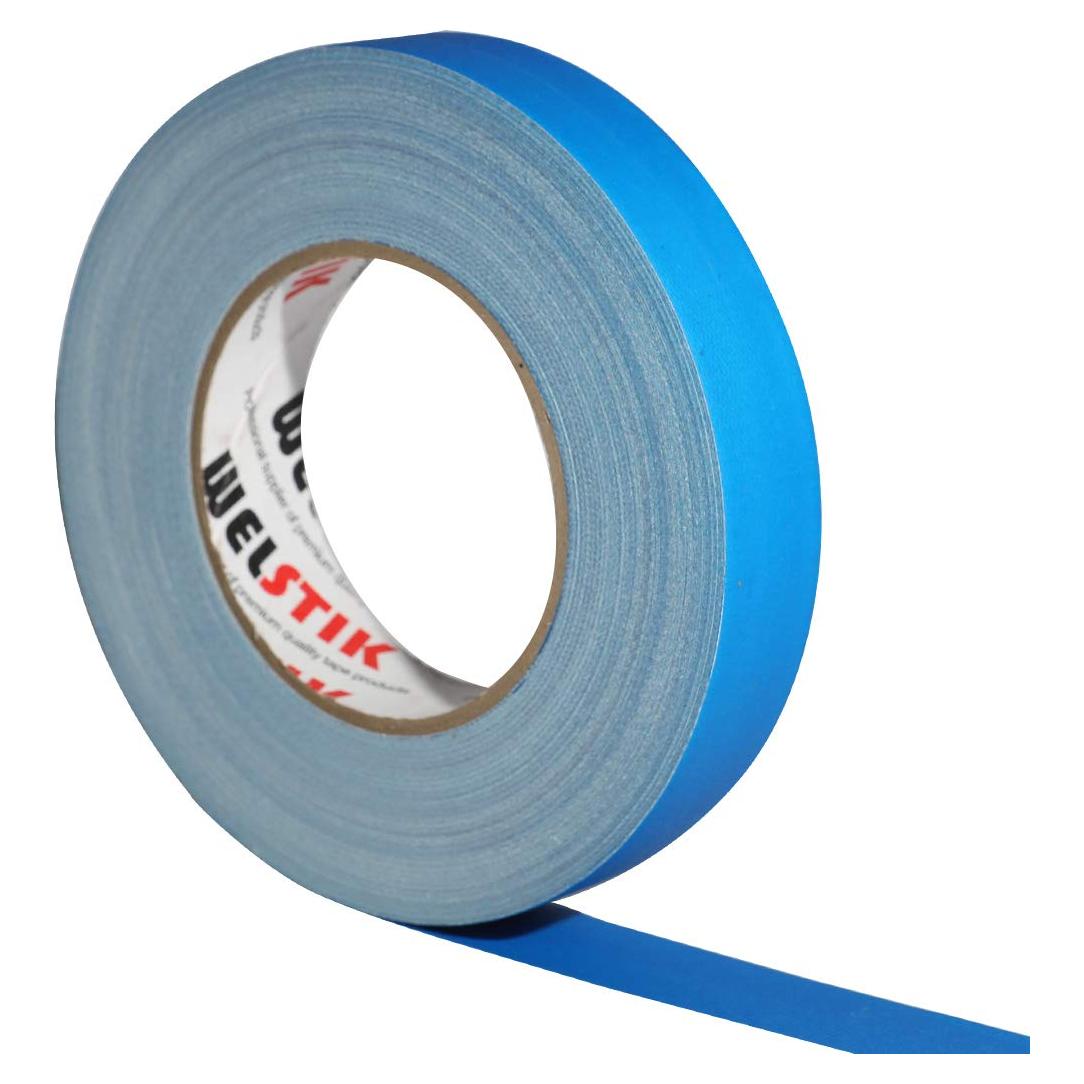 Cinta Gaffer WELSTIK Azul 2.5cm x 54.9m Alta Resistencia