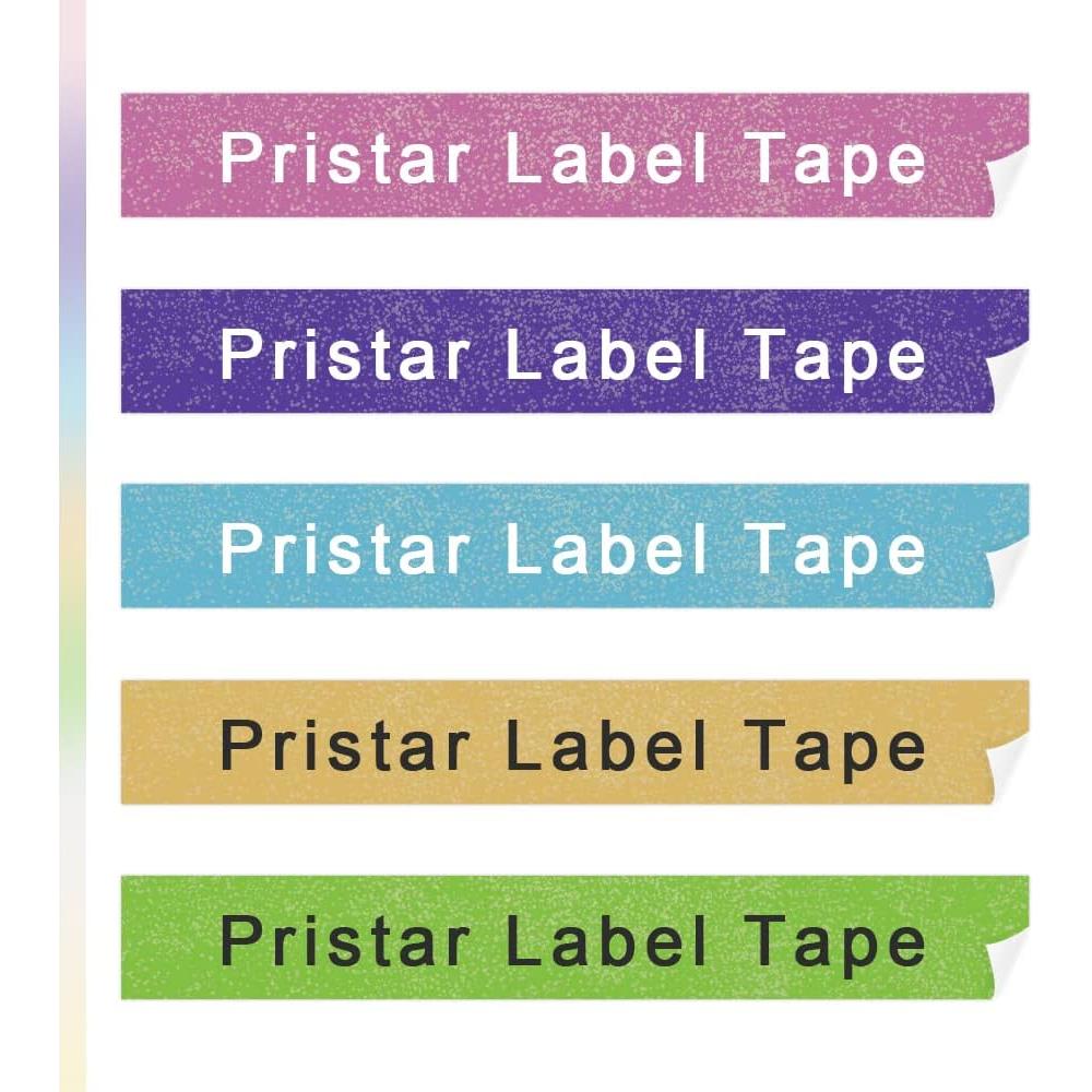 Cinta de Etiquetas Pristar 12mm para Dymo COLORPOP - 5 Colores
