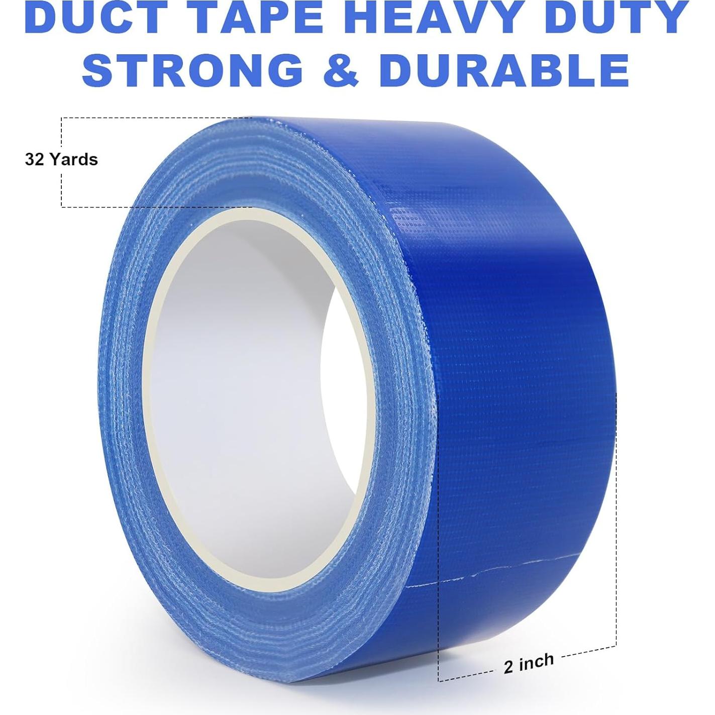 Cinta Adhesiva Azul 5cm x 29.27m Resistente al Agua Duradera