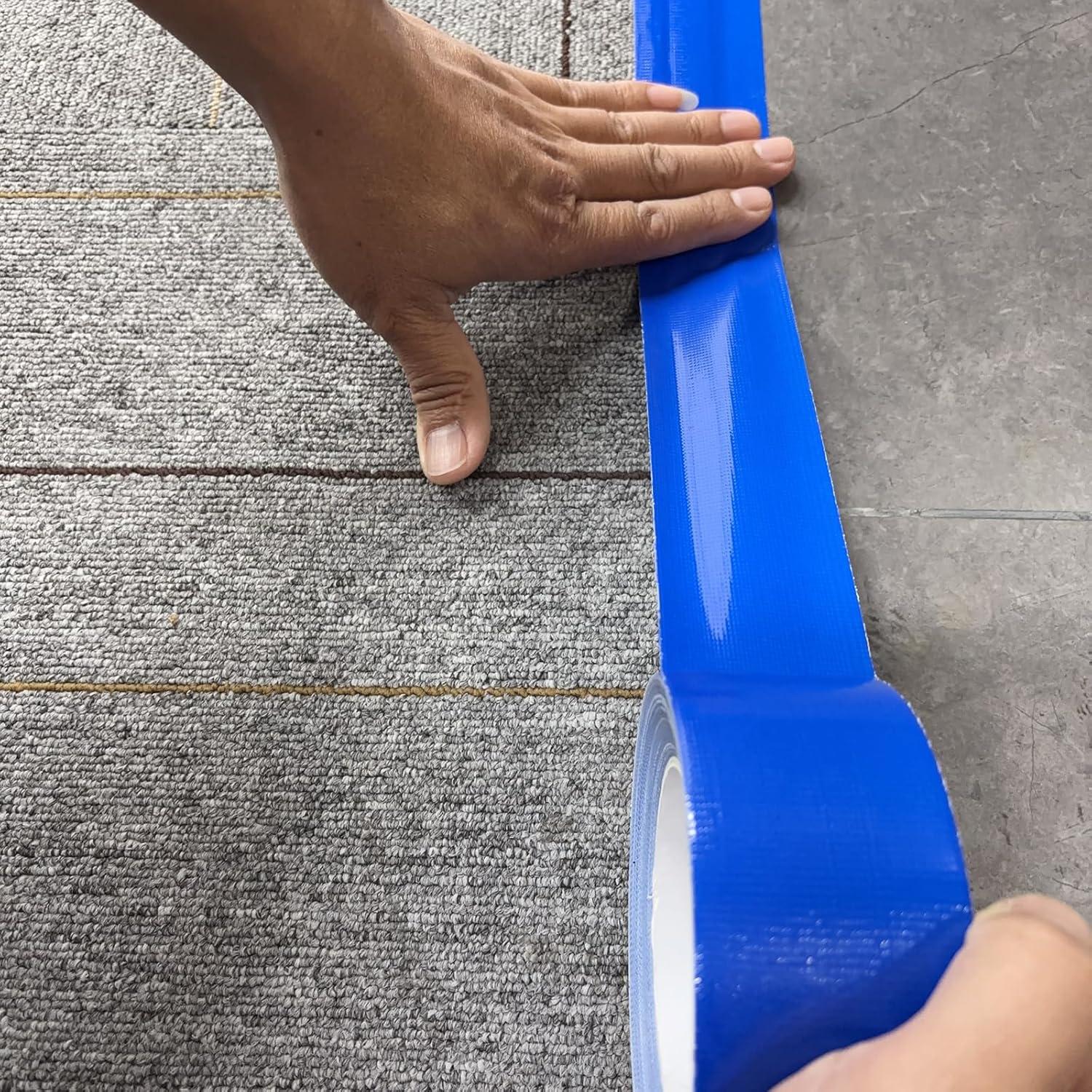 Cinta Adhesiva Azul 5cm x 29.27m Resistente al Agua Duradera