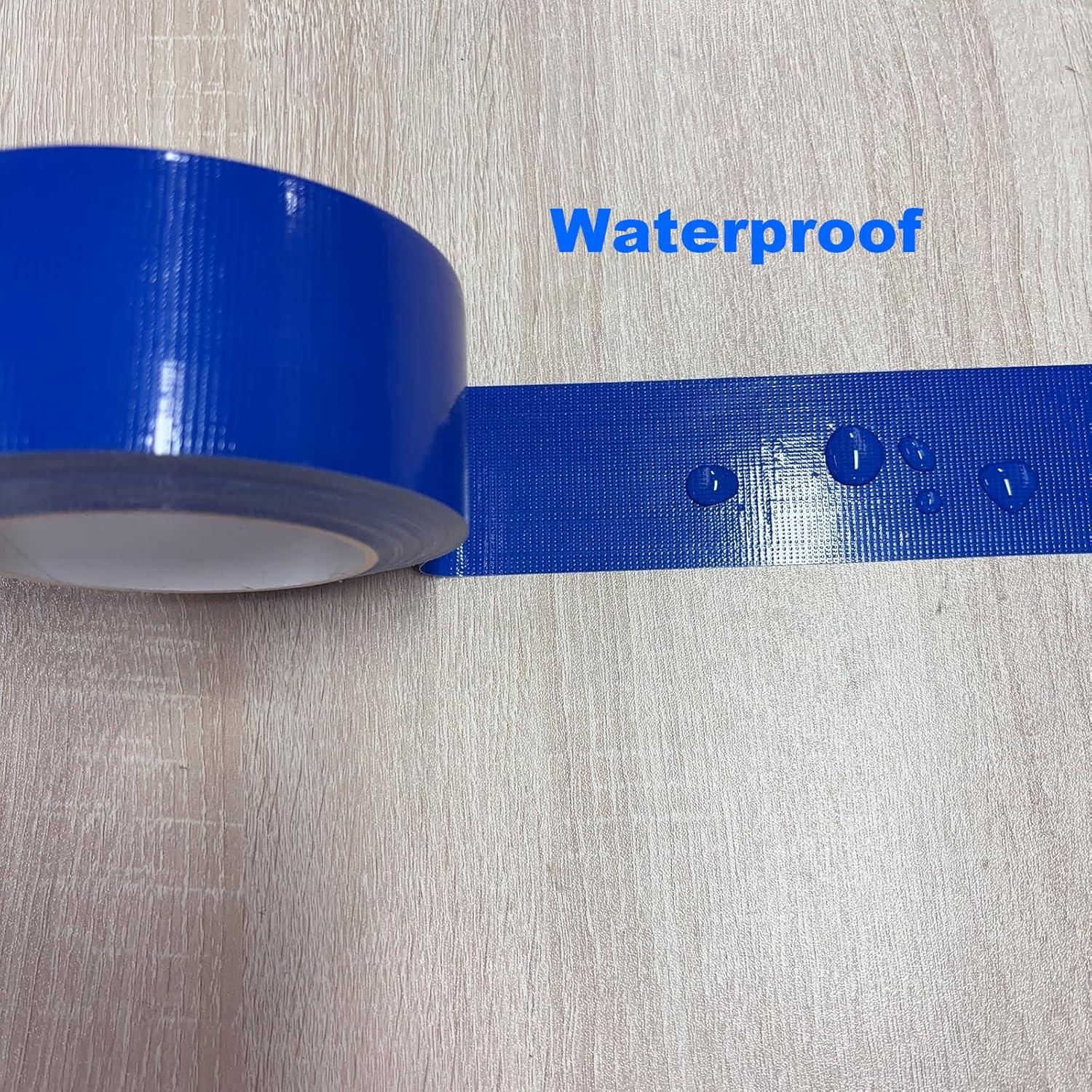 Cinta Adhesiva Azul 5cm x 29.27m Resistente al Agua Duradera