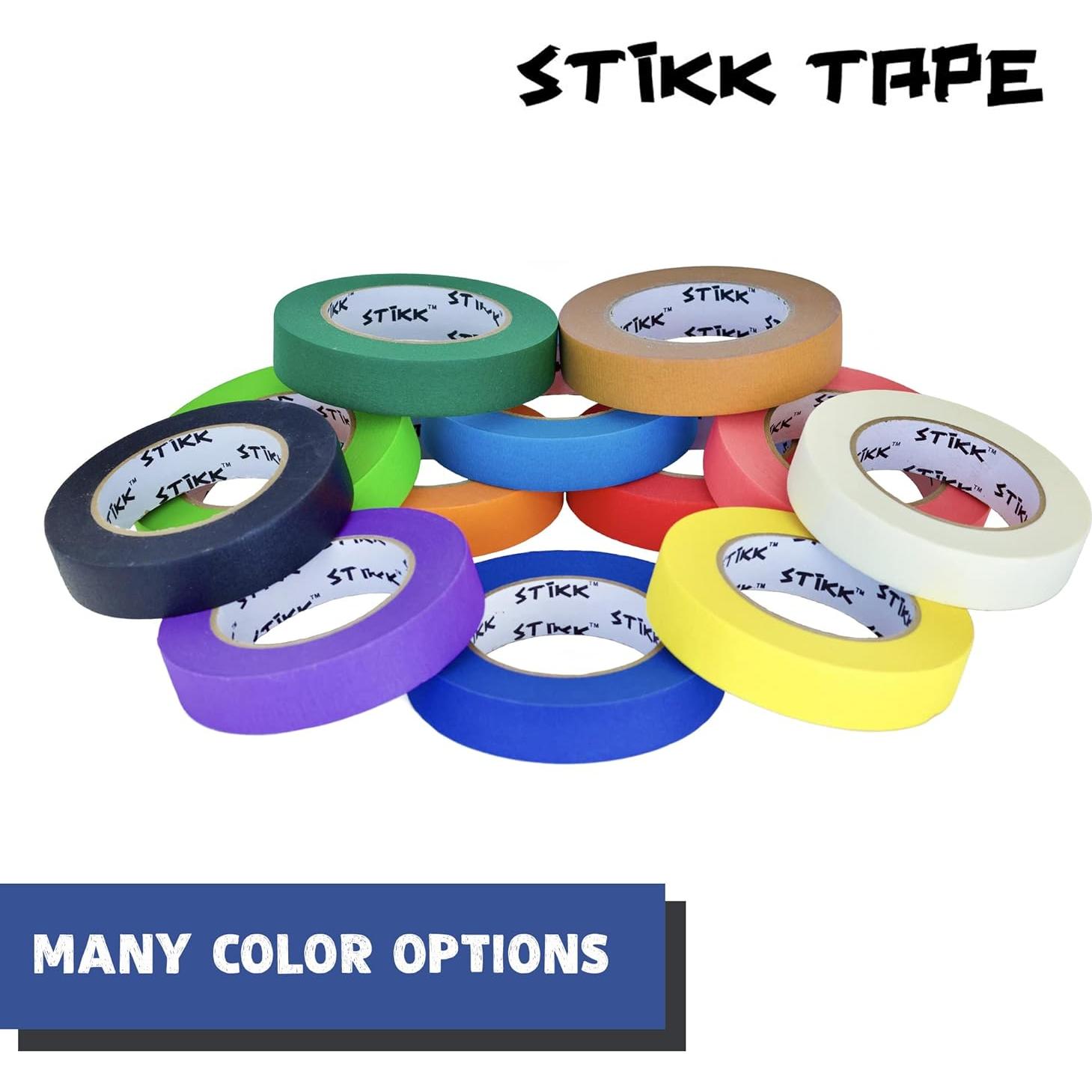 Cinta de Pintor STIKK - Paquete de 3 Cintas Azules 0.6 cm x 54.86 m