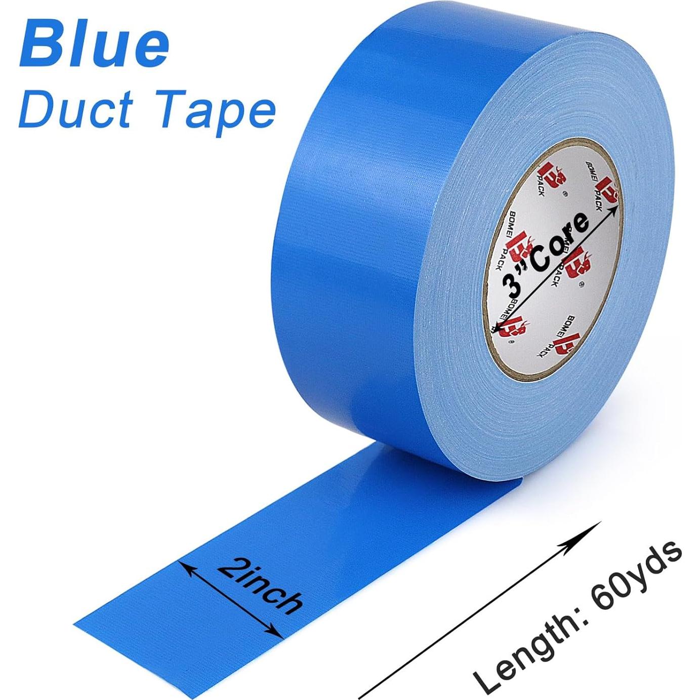 Cinta Adhesiva Resistente BOMEI 5cm x 54.86m Azul Impermeable