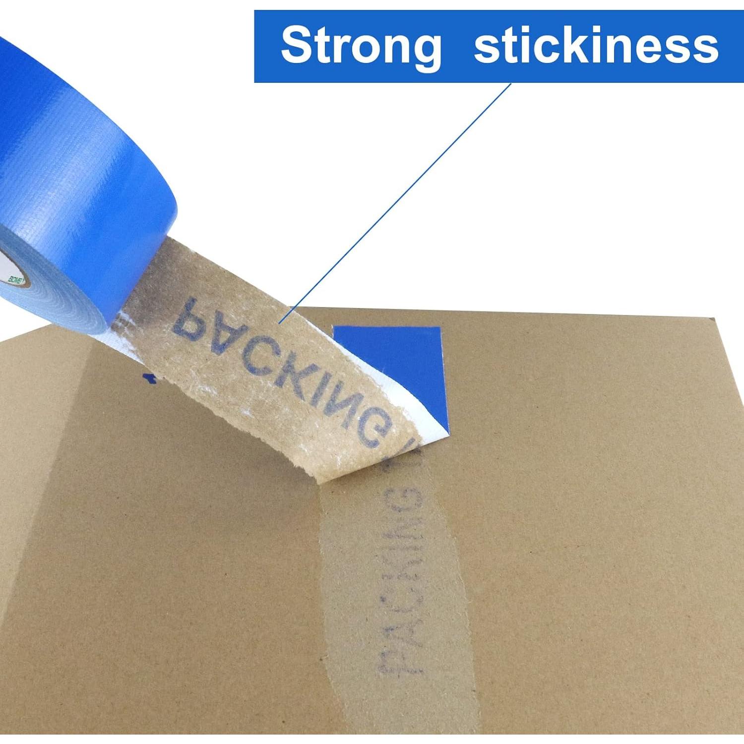 Cinta Adhesiva Resistente BOMEI 5cm x 54.86m Azul Impermeable