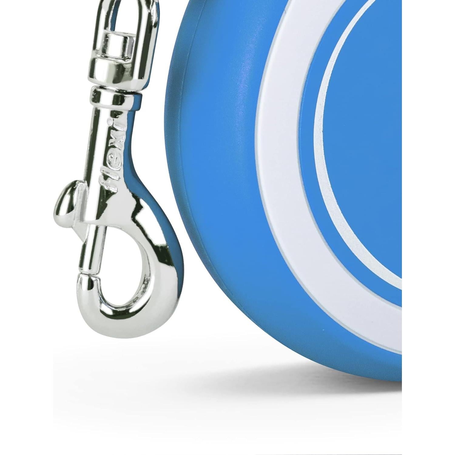 Correa Retráctil Flexi Comfort 3m Gris y Azul para Perros hasta 12kg