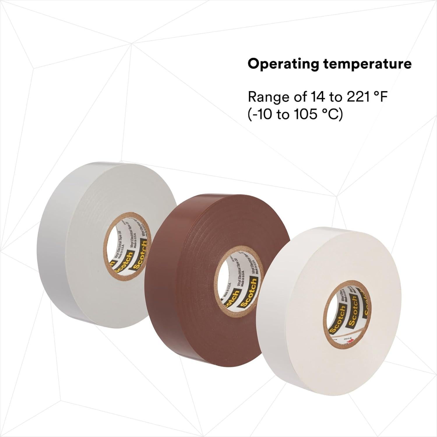 Cinta Eléctrica Scotch Arcoíris 3/4" x 20m - 9 Rollos