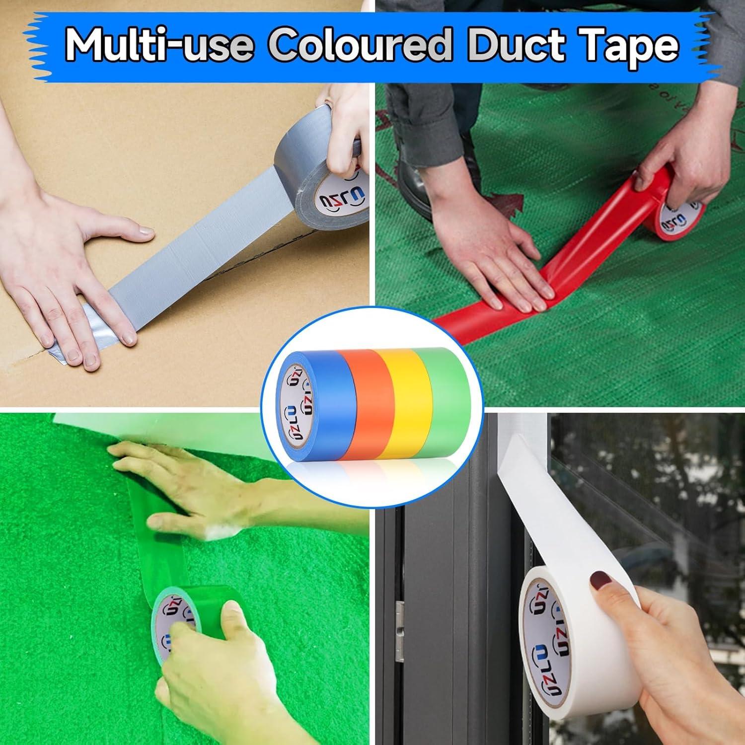 Paquete de 6 Cintas Adhesivas Rosadas UZLU 4.76 cm x 27.43 m