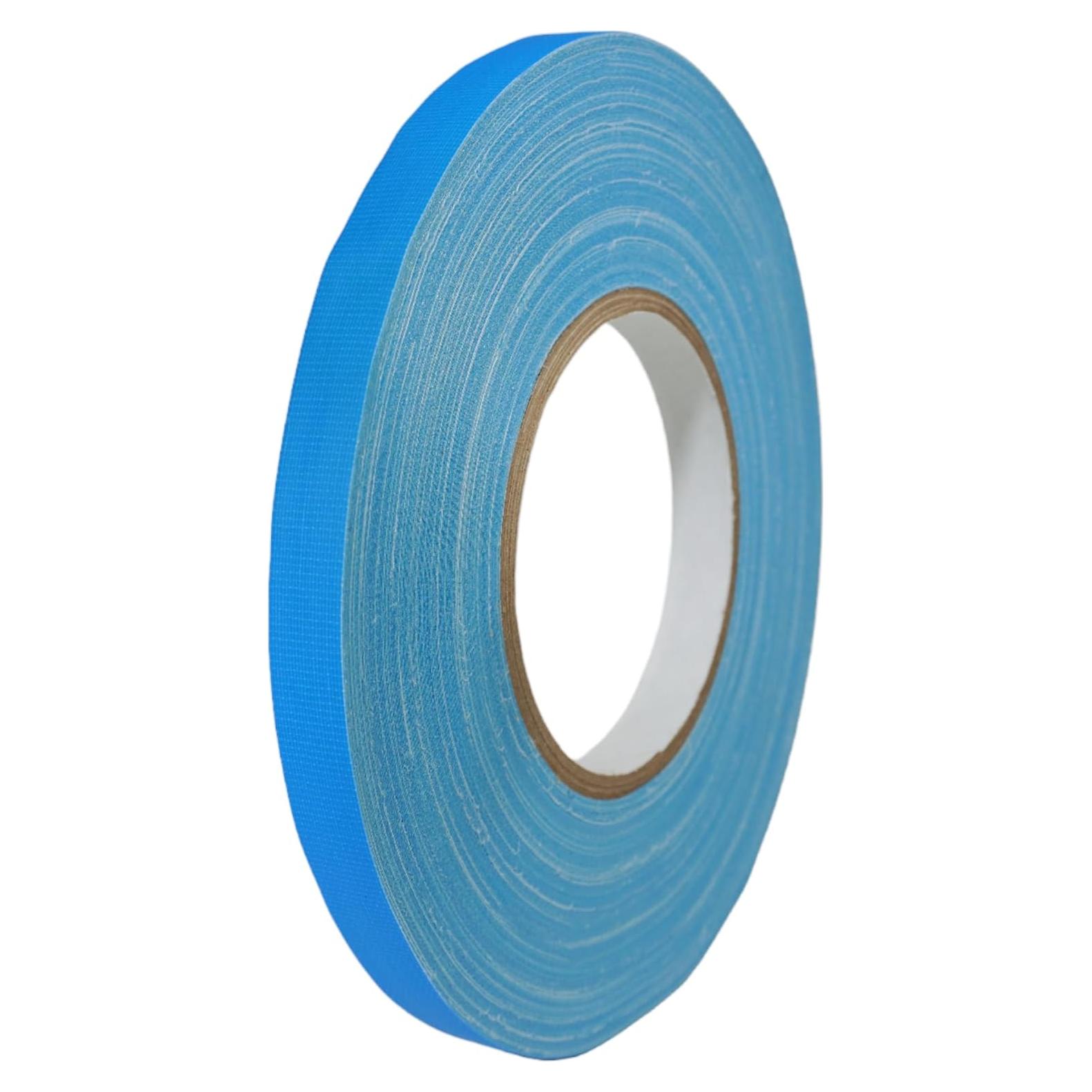 Cinta de Gaffers GGR Supplies CGT-80 Azul Claro 1.27 cm x 54.86 m