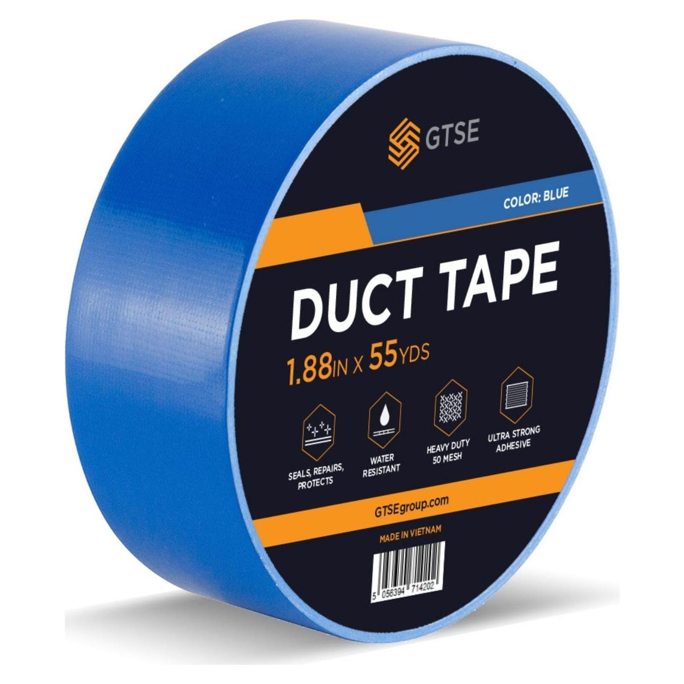 Cinta Adhesiva GTSE Azul 5.08 cm x 50 m Impermeable Alta Resistencia