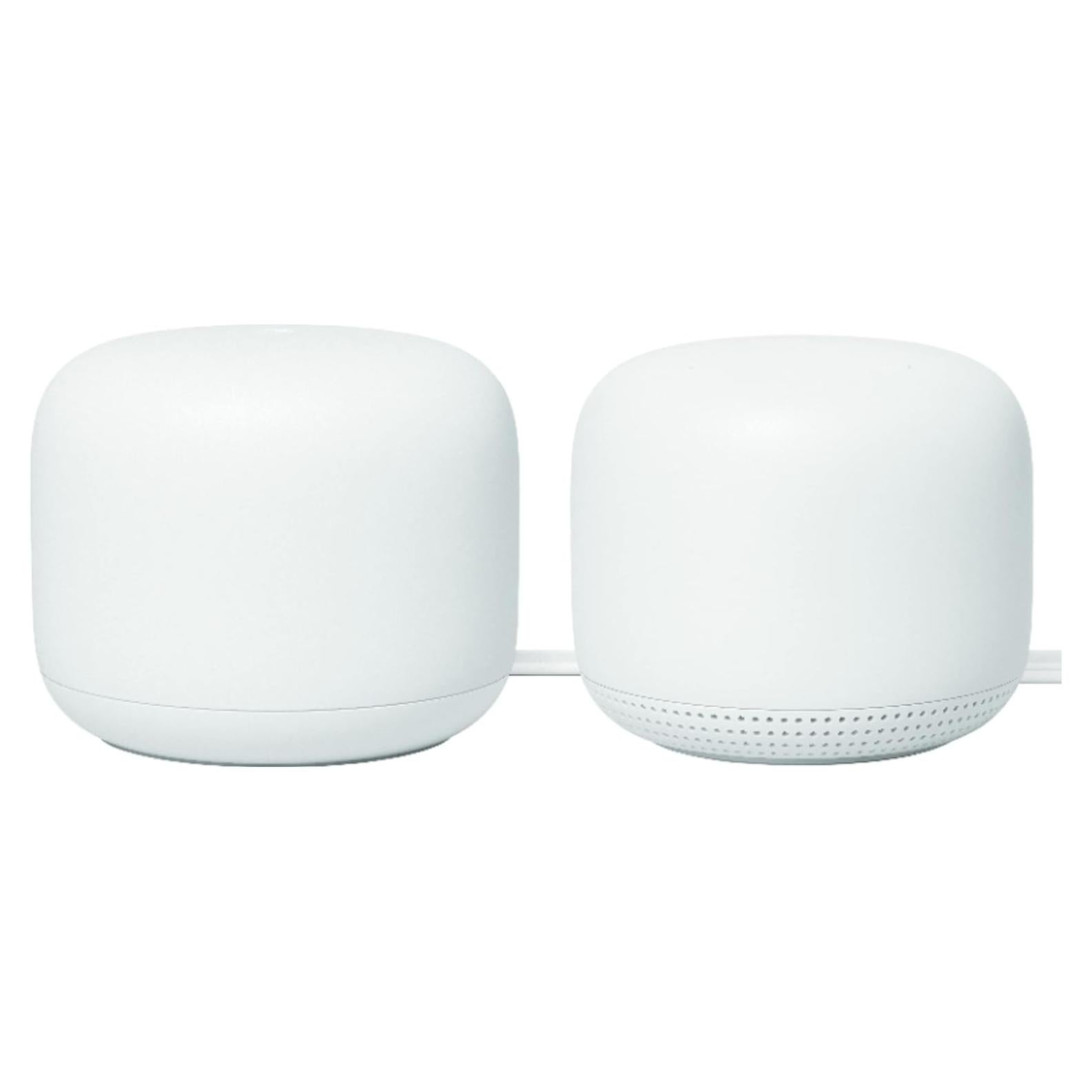 Router Google Nest Wifi AC2200 2-Pack Nieve Sistema Mesh