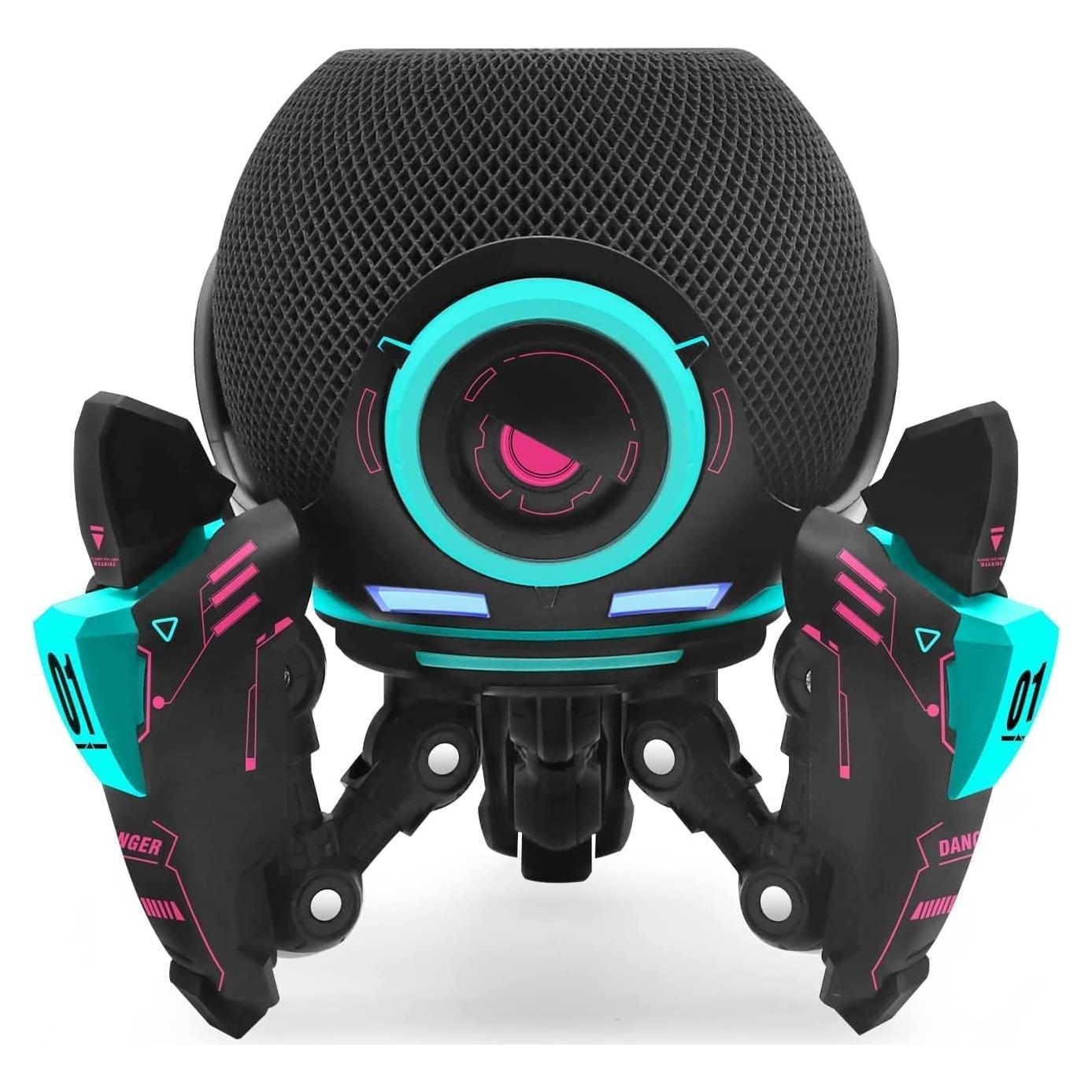 Soporte Decorativo para Echo Dot 4ta/5ta Gen y HomePod Mini Negro