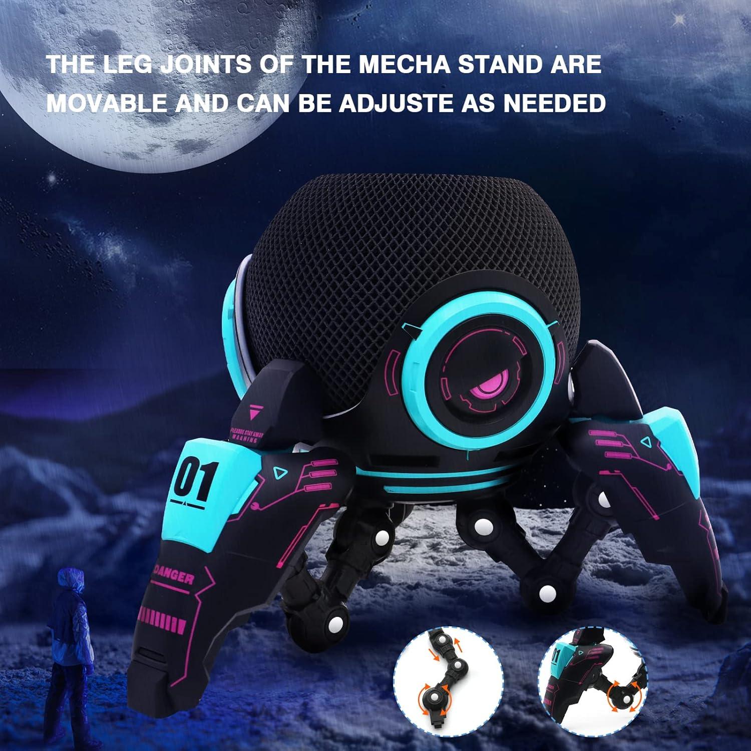 Soporte Decorativo para Echo Dot 4ta/5ta Gen y HomePod Mini Negro