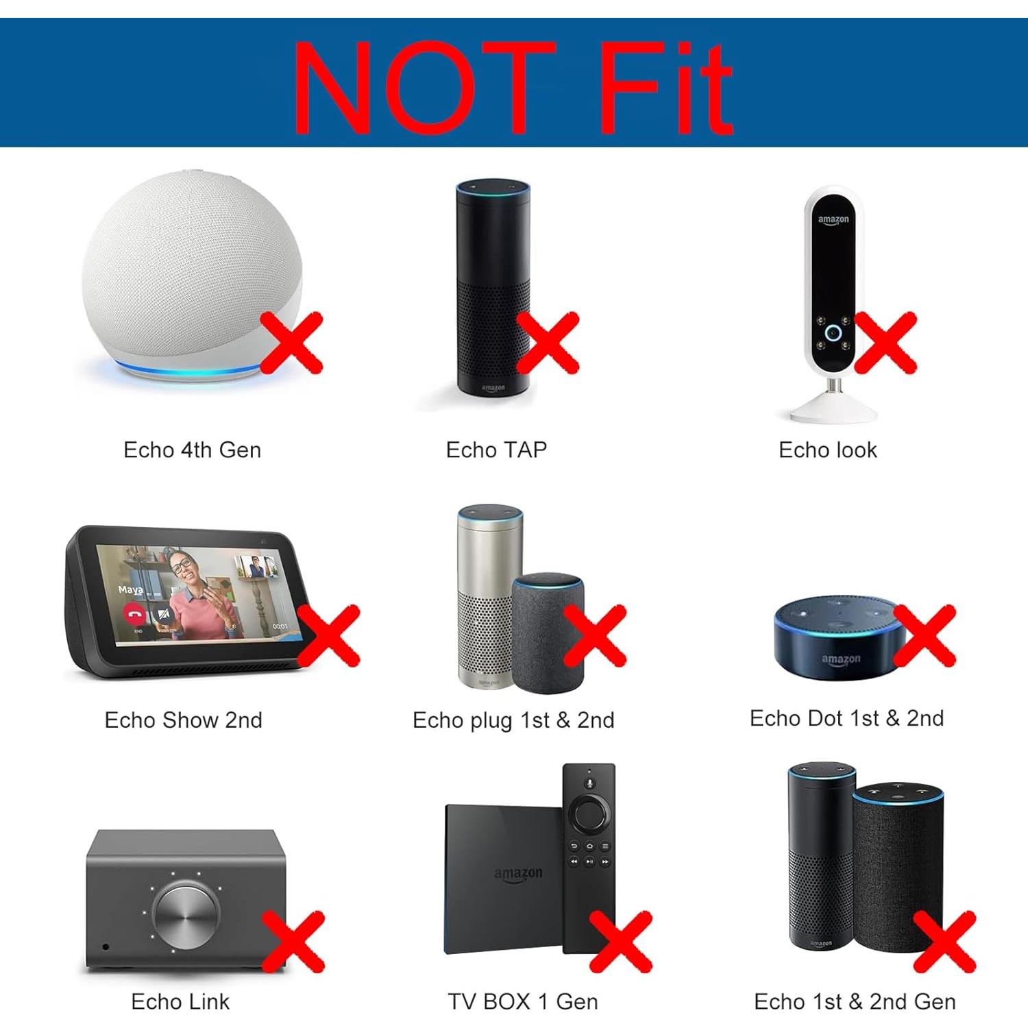 Adaptador de corriente YJXKJ para Echo Dot 3ra/4ta Gen 12V 1.25A