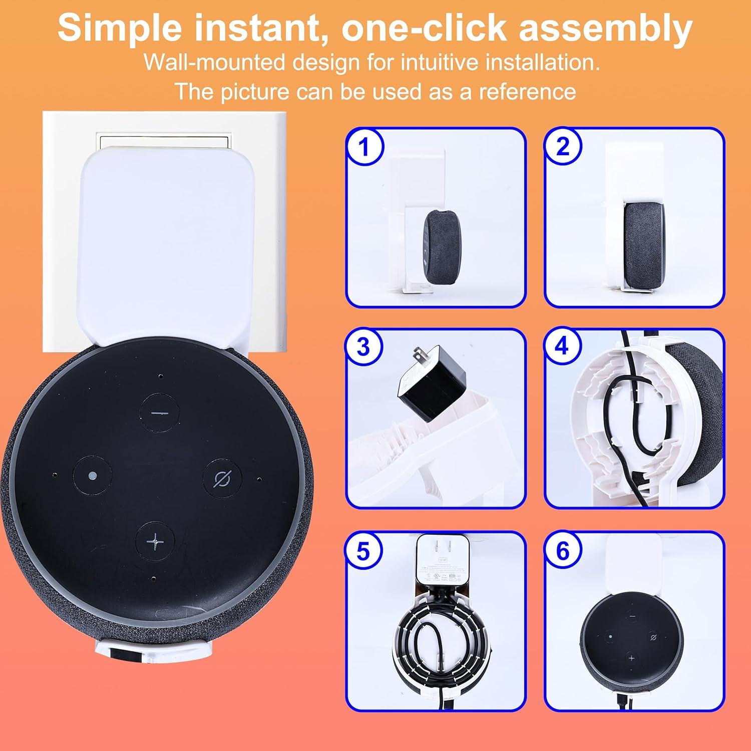 Soporte de Montaje en Pared Costyleen para Dot 3ra Gen - Blanco