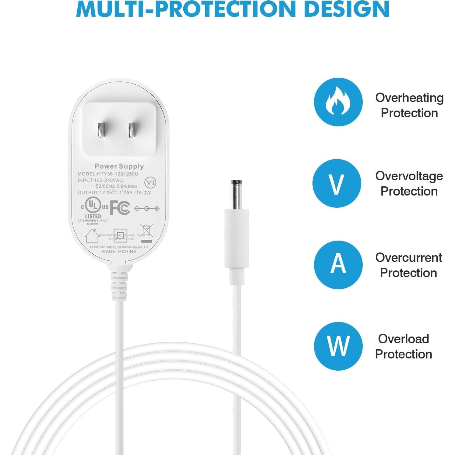 Adaptador de corriente 15W SHENZHEN para Echo Dot y Echo Show