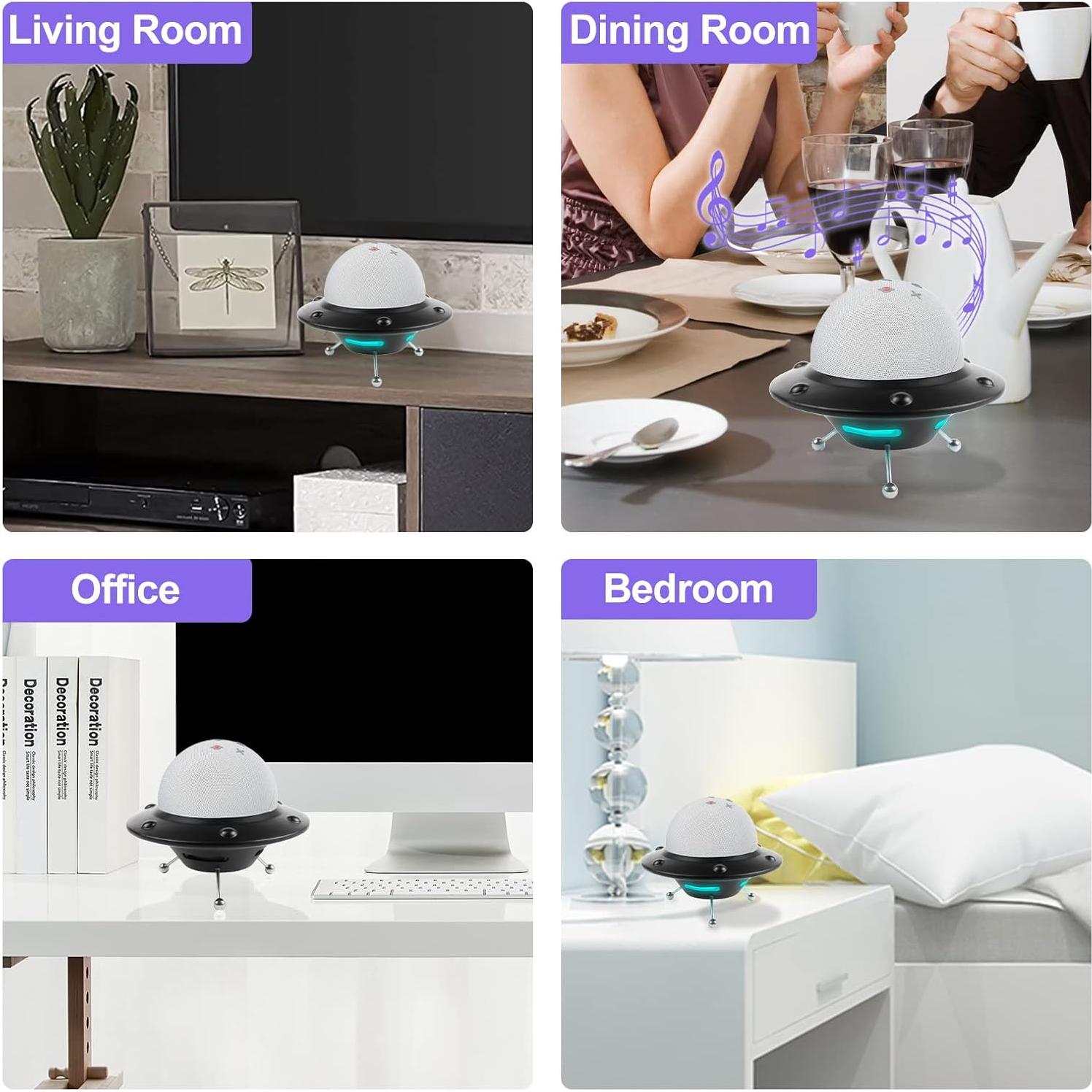 Soporte de Mesa para Echo Dot 4ta/5ta Generación Negro