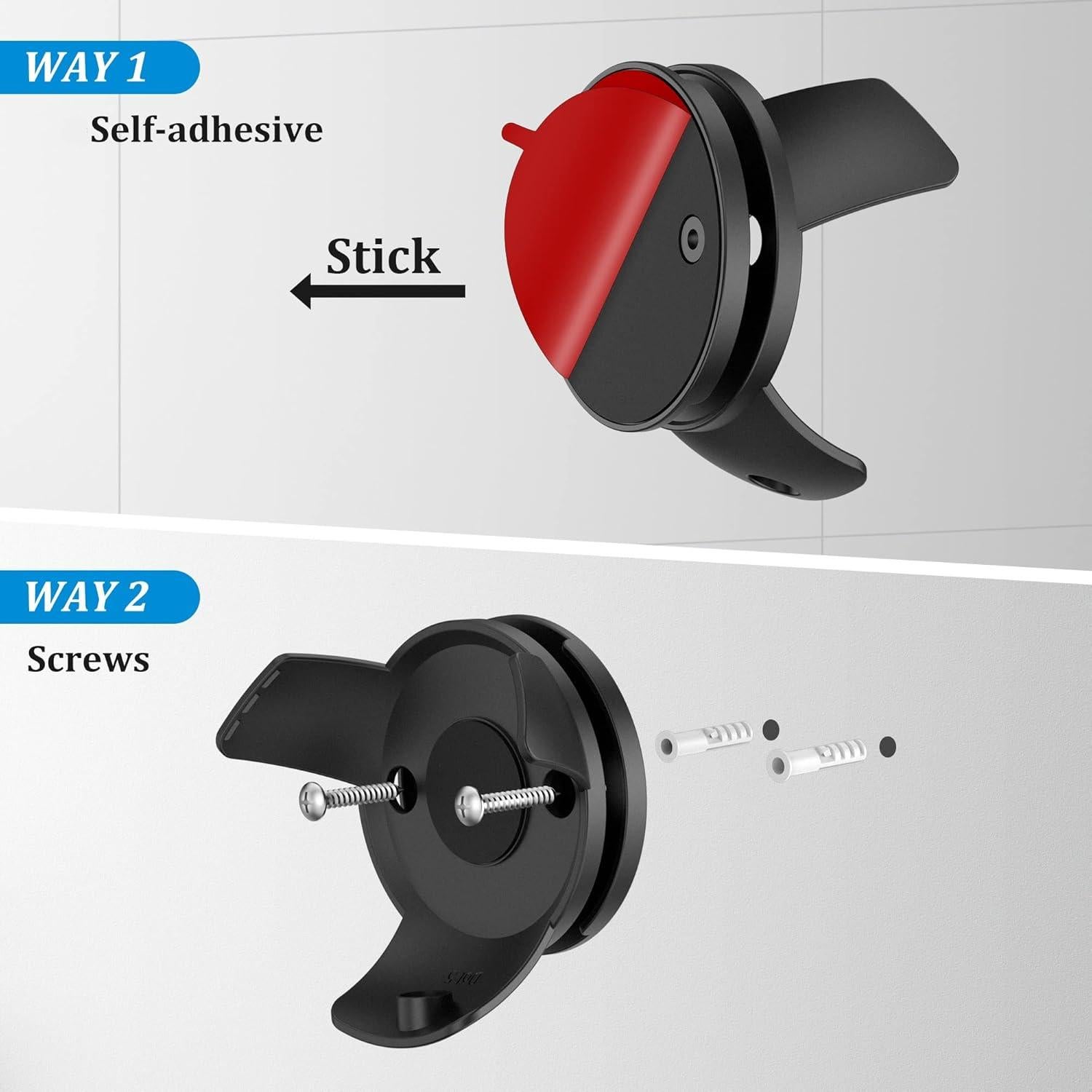 Soporte de Pared PlusAcc para Echo Dot 5ta Generación - Negro