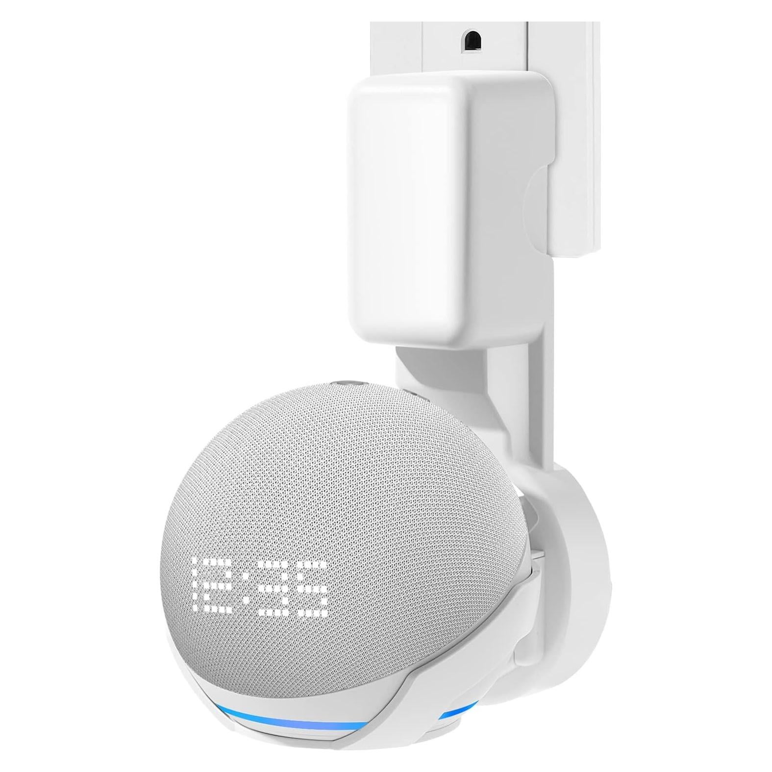 Soporte de Montaje en Pared FUQINTOP para Echo Dot 5ta Gen Blanco