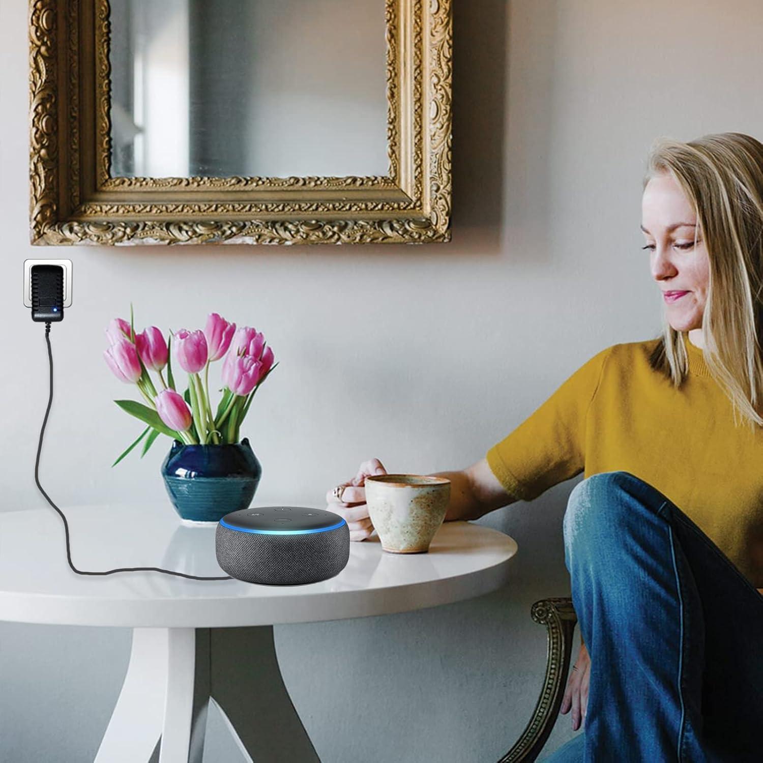 Cable de Alimentación 15W PDEEY para Alexa Dot y Echo