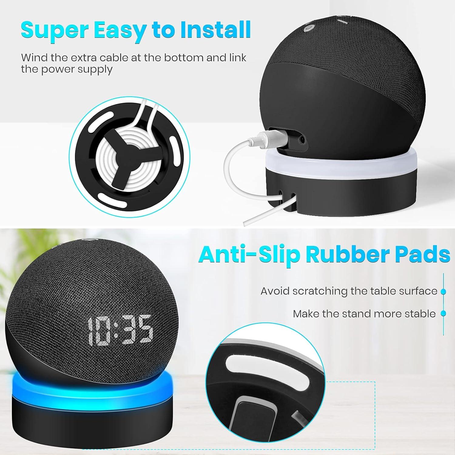 Soporte de Mesa ZUOLACO para Echo Dot 4ª/5ª Gen - 2 Pack