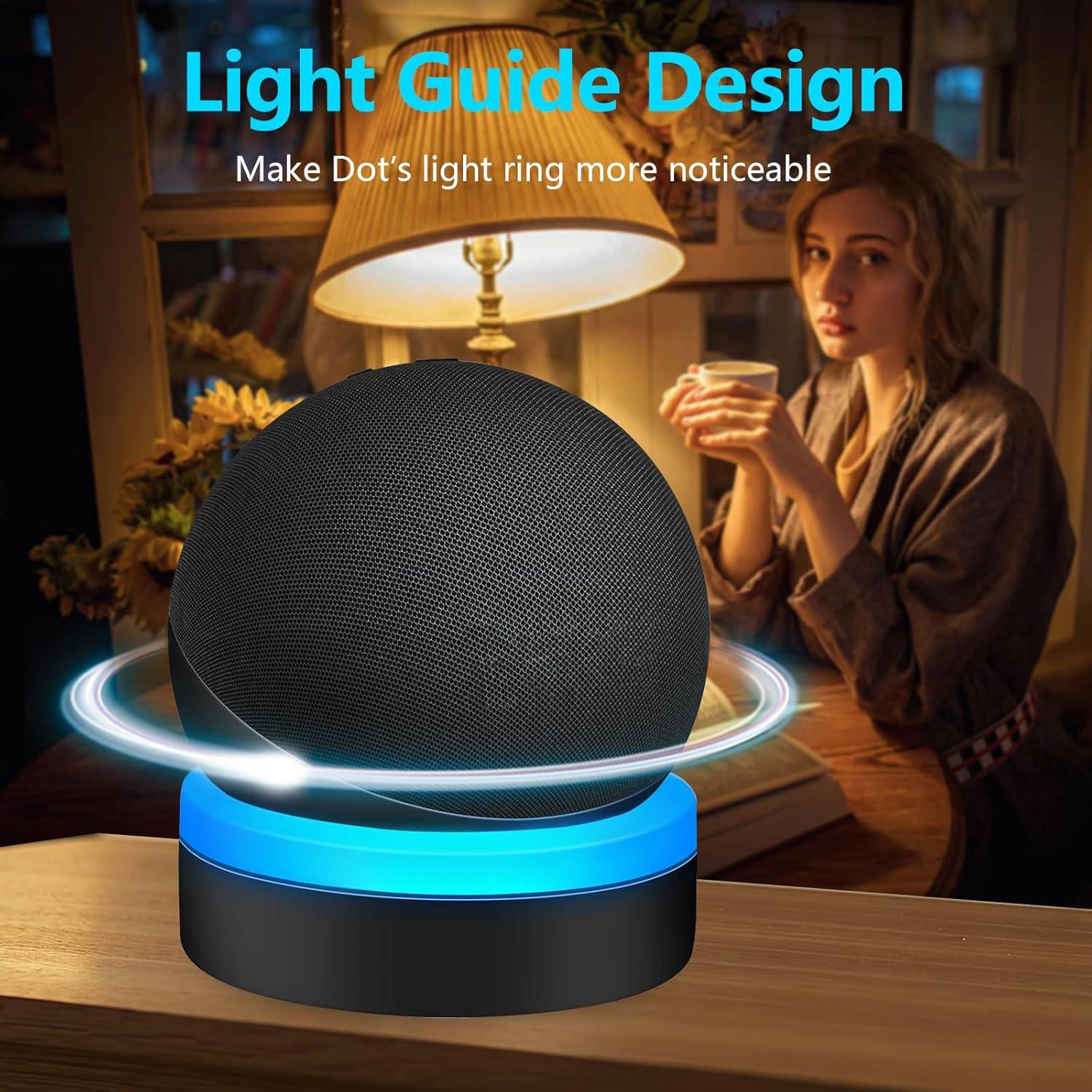 Soporte de Mesa ZUOLACO para Echo Dot 4ª/5ª Gen, Negro