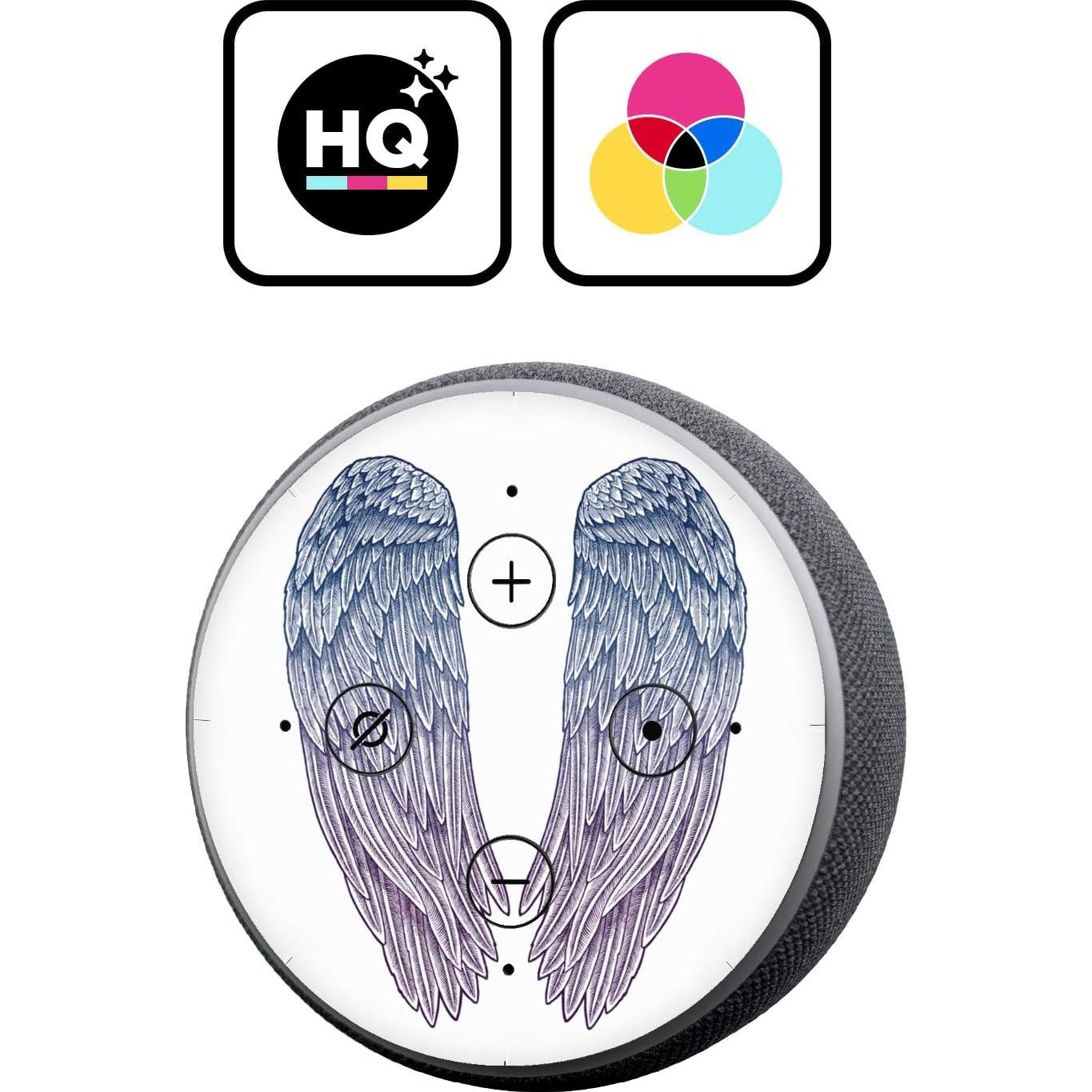 Piel Autoadhesiva Echo Dot 2ª Gen Rachel Caldwell Alas de Ángel