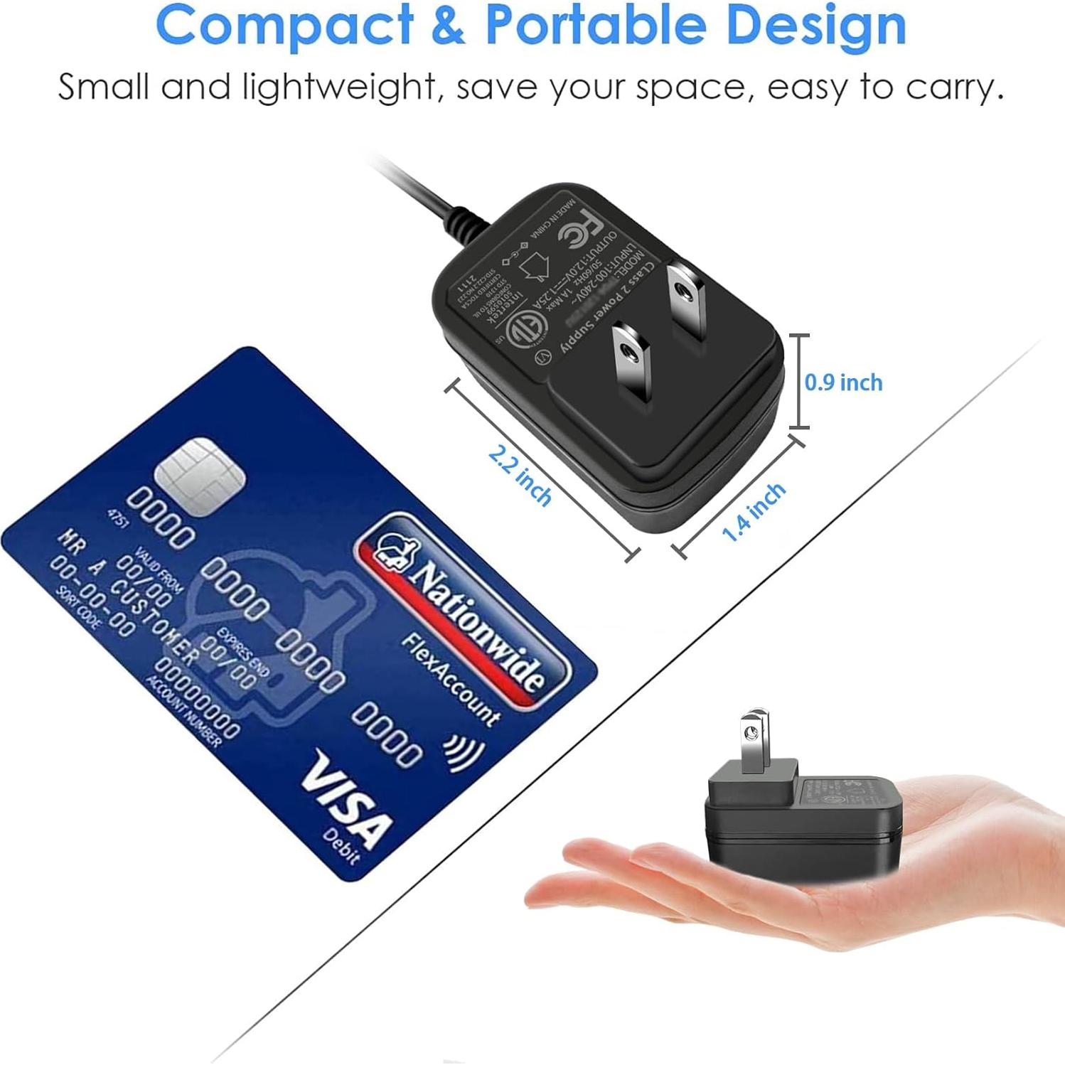Adaptador de Corriente 15W TKDY para Alexa Echo Dot y Fire TV