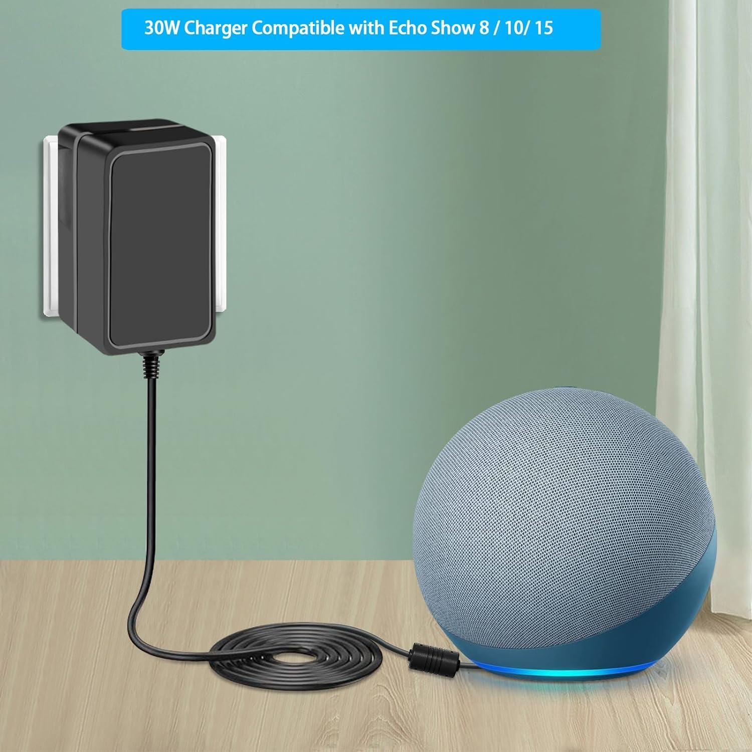 Cargador 30W Tai Ke para Alexa Echo Show y Echo Plus