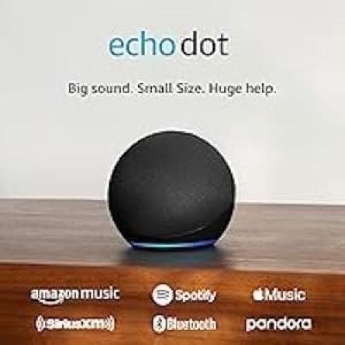 Echo Dot with Energetic Smart Color Bulb
