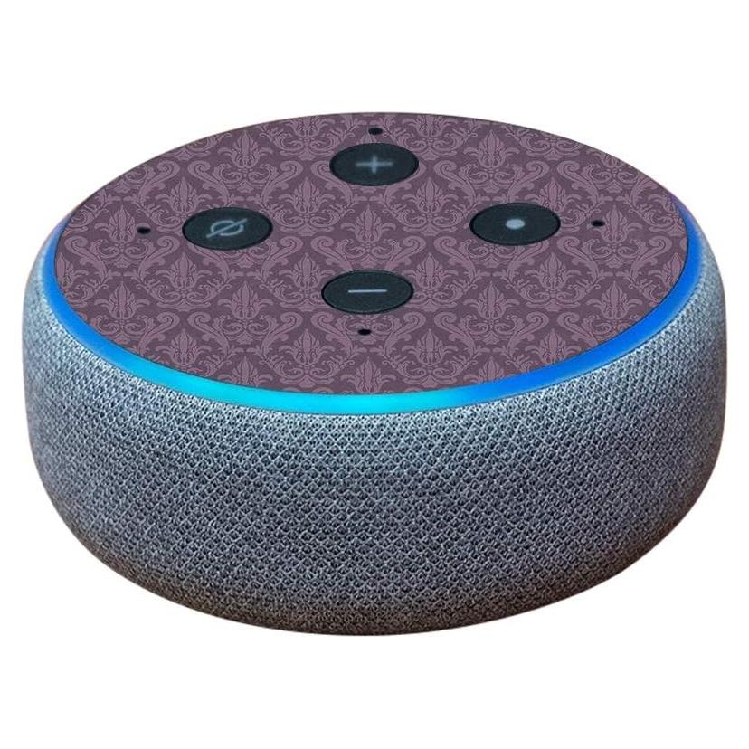 MightySkins Piel Adhesiva para Echo Dot 3ra Generación - Damask Ciruela